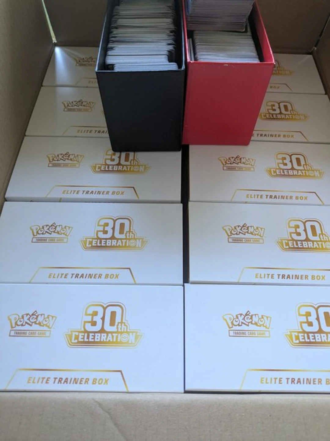 Pokémon Card 30TH Celebration - 10x ETB - No Packs + 1000x BULK