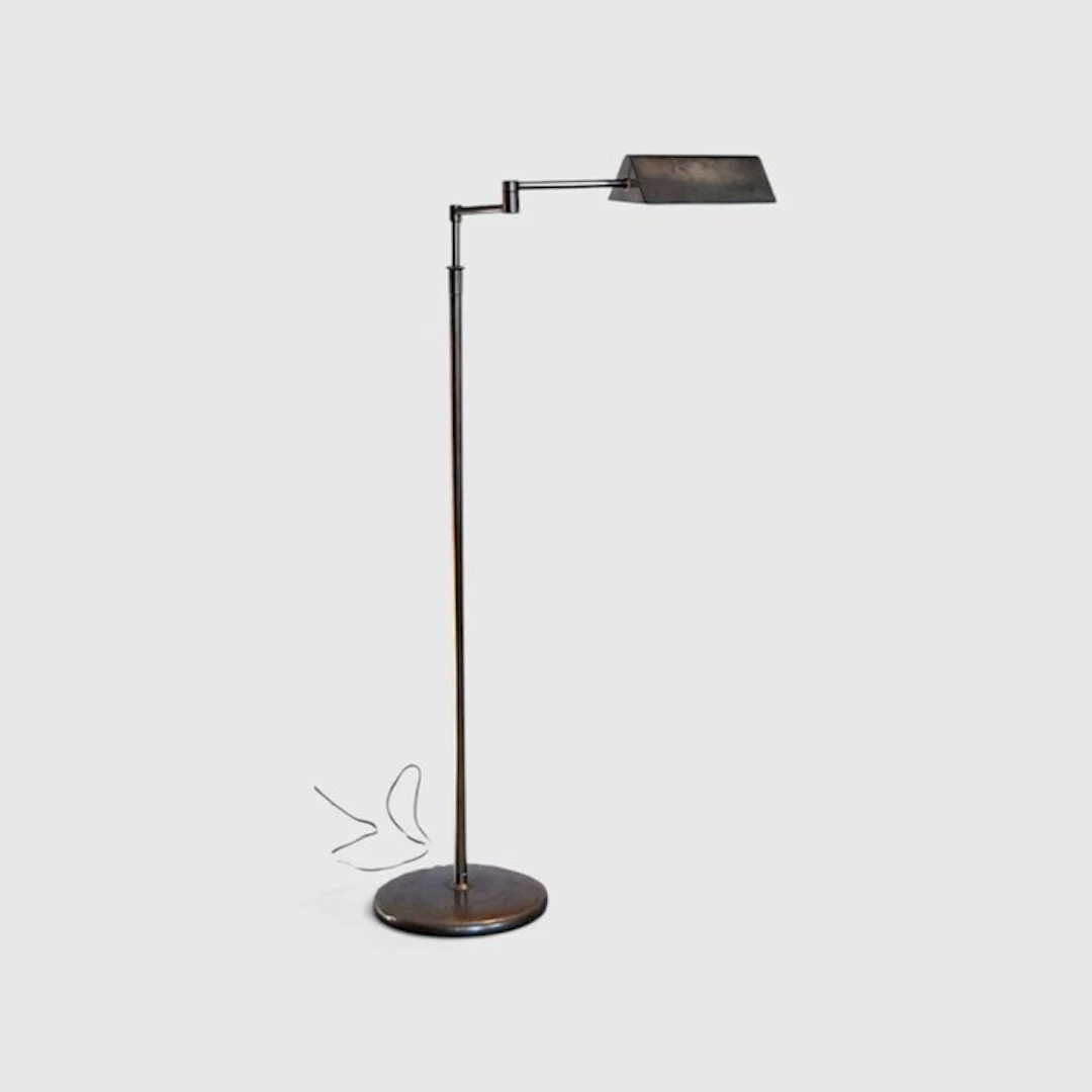 Reading floor lamp - Copper, Brass - Notaris floor lamp