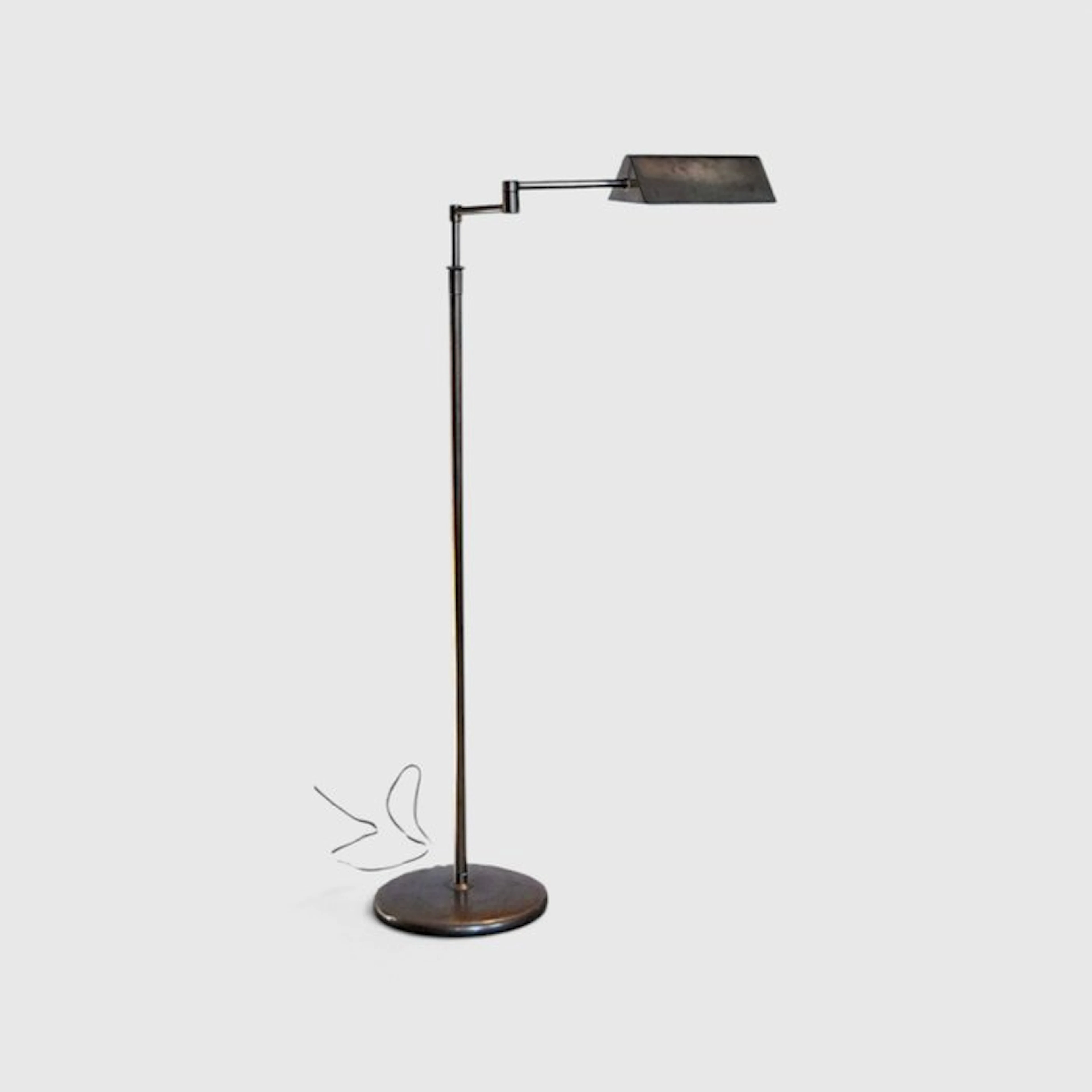 Reading floor lamp - Copper, Brass - Notaris floor lamp