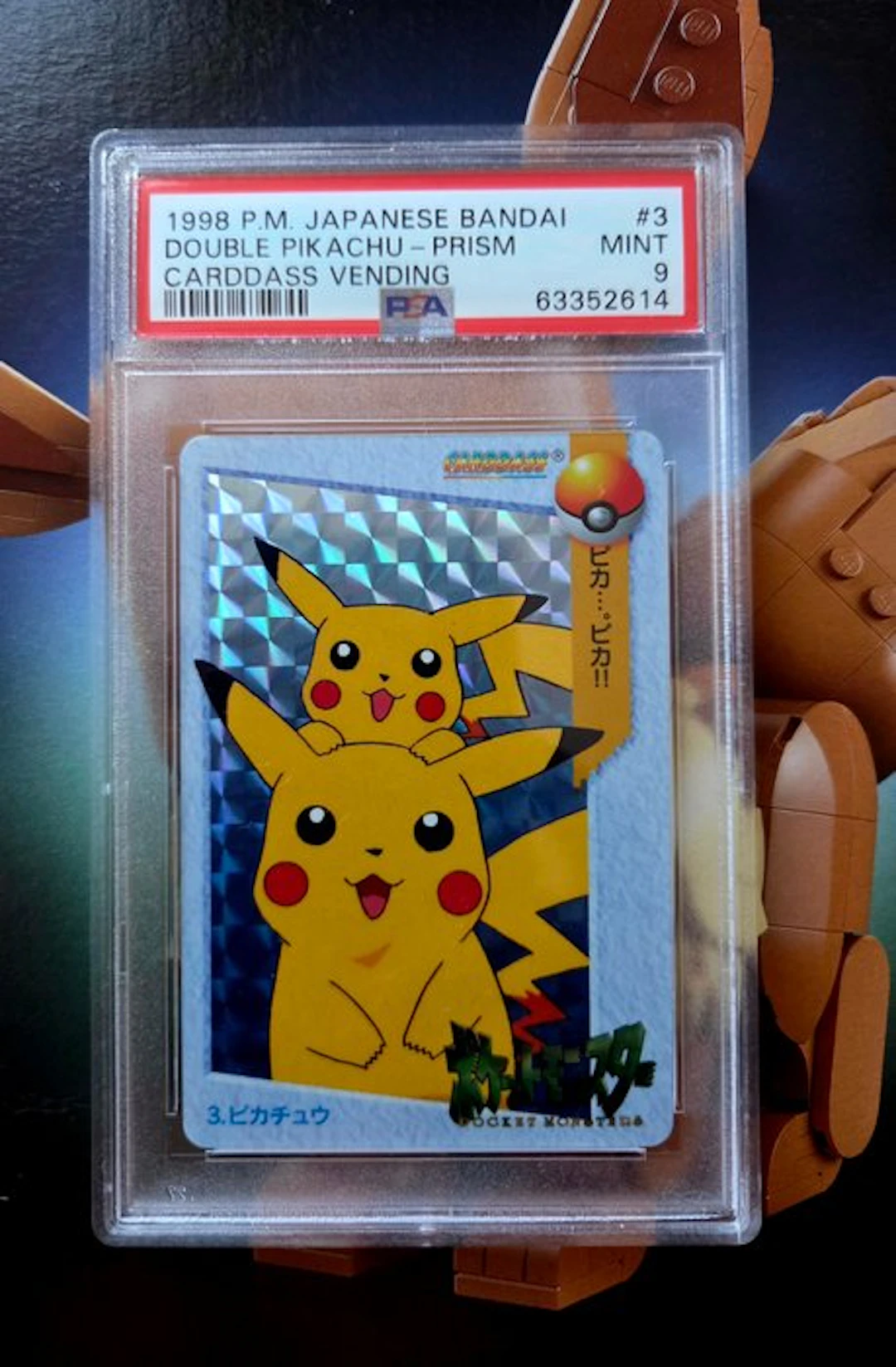 Pokémon - 1 Graded card - Pikachu 3 Foil - PSA 9 - Various sets