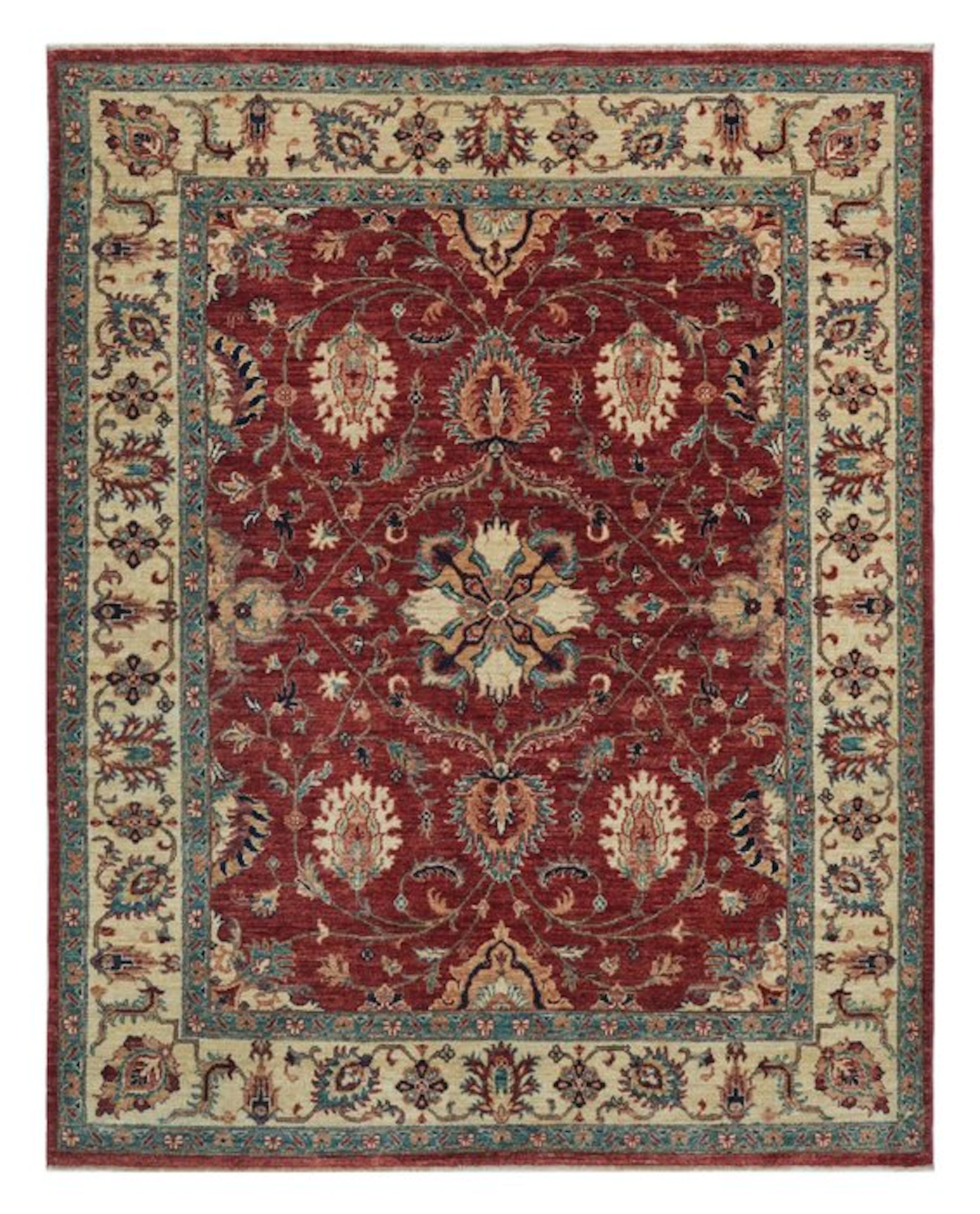 Hand-knotted designer rug with Sarouck pattern – New - Rug - 191 cm - 153 cm