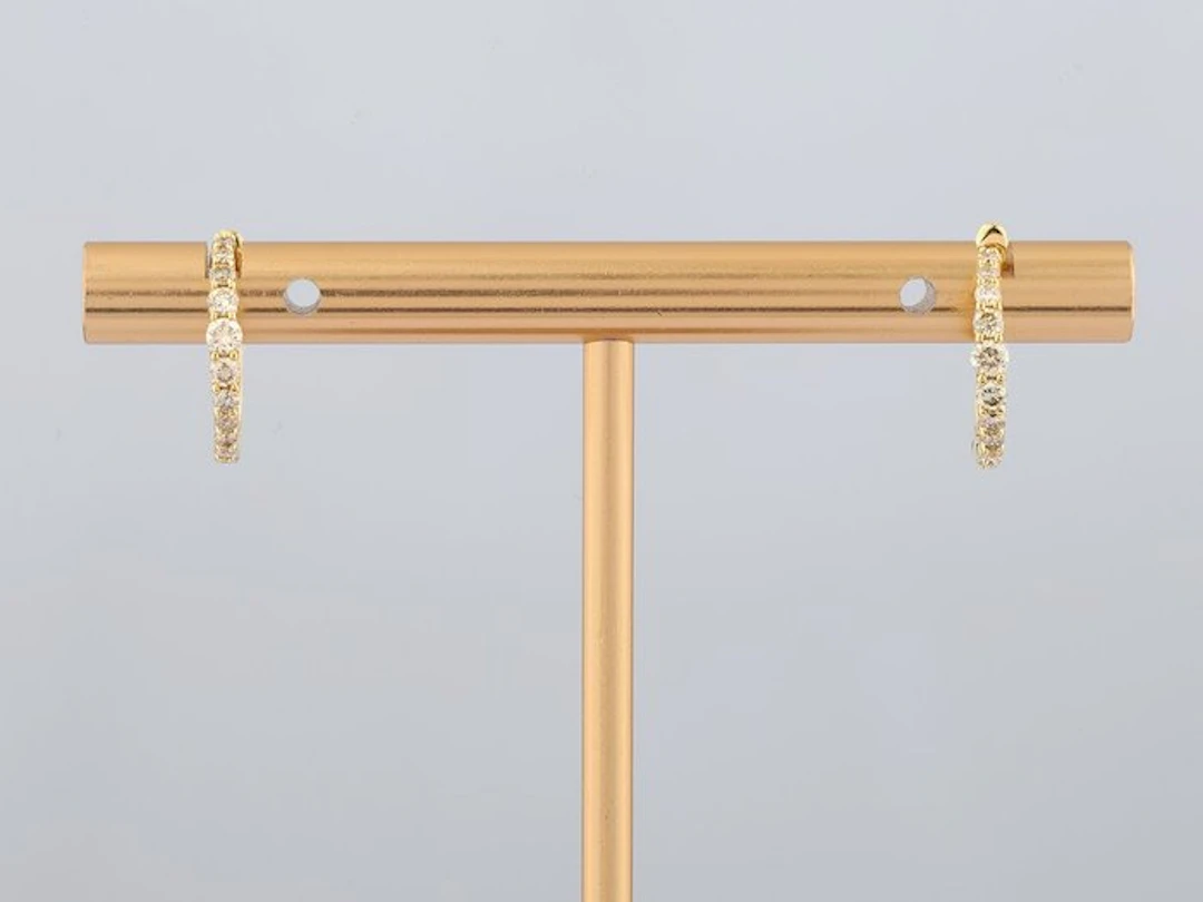 Earrings - 14 kt. Yellow gold - 0.31ct. tw. Diamond (Natural)