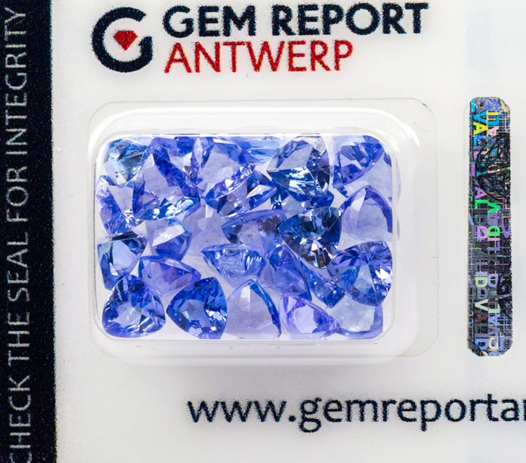 No reserve price - 27 pcs Tanzanite - 9.95 ct - Gem...