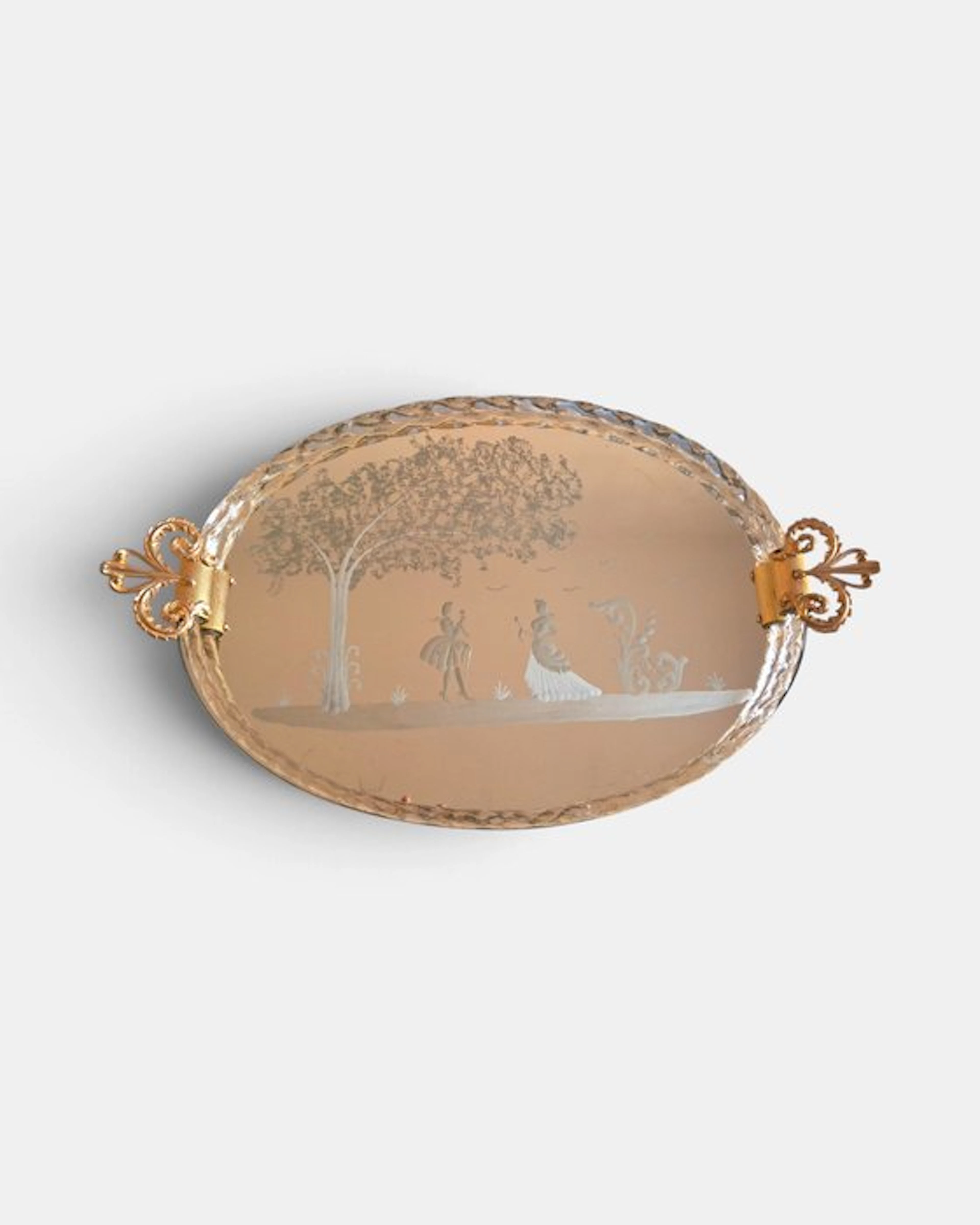 Tray - Glass, Wood, Metal