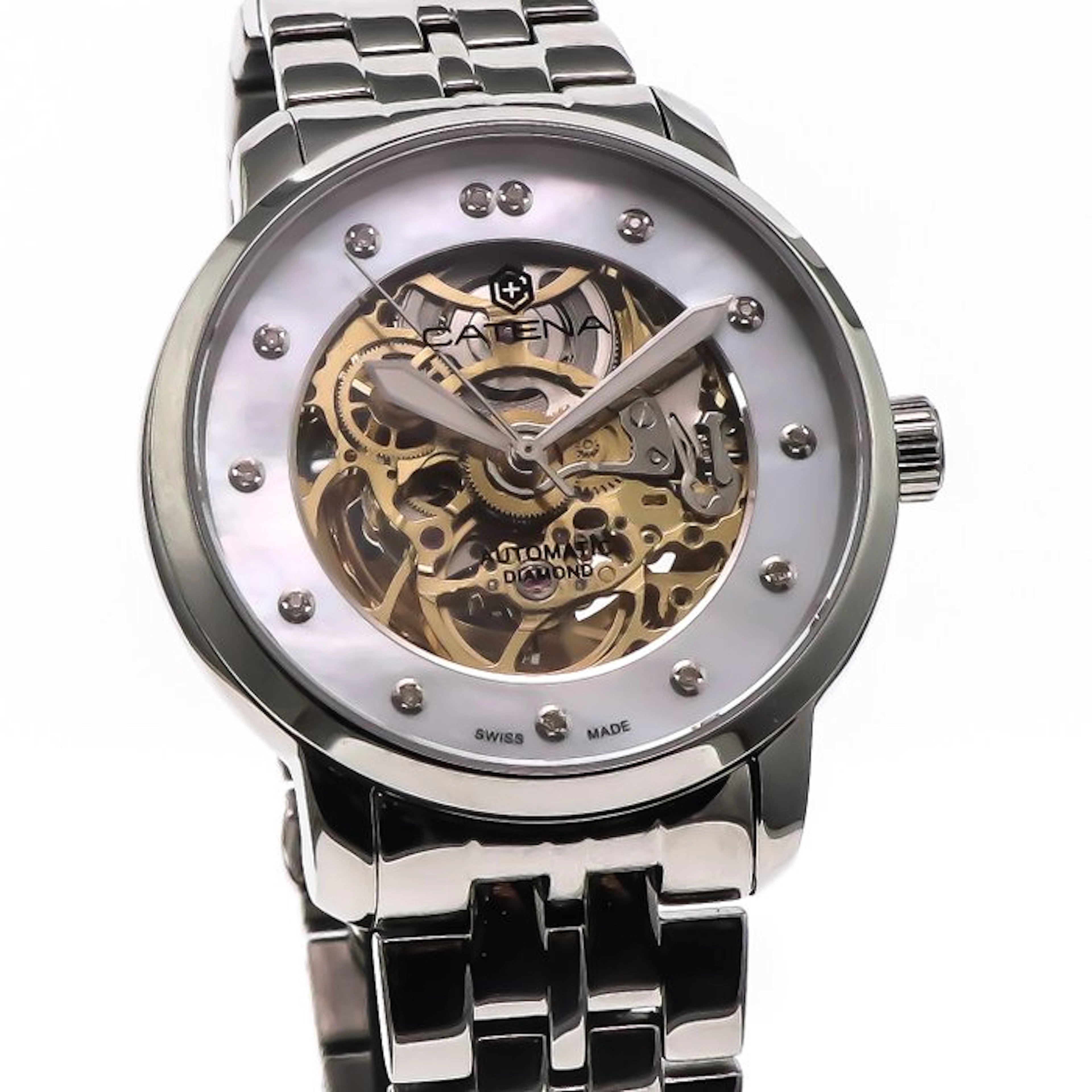 Catena - Skeleton Diamond Automatic Swiss Made Watch...