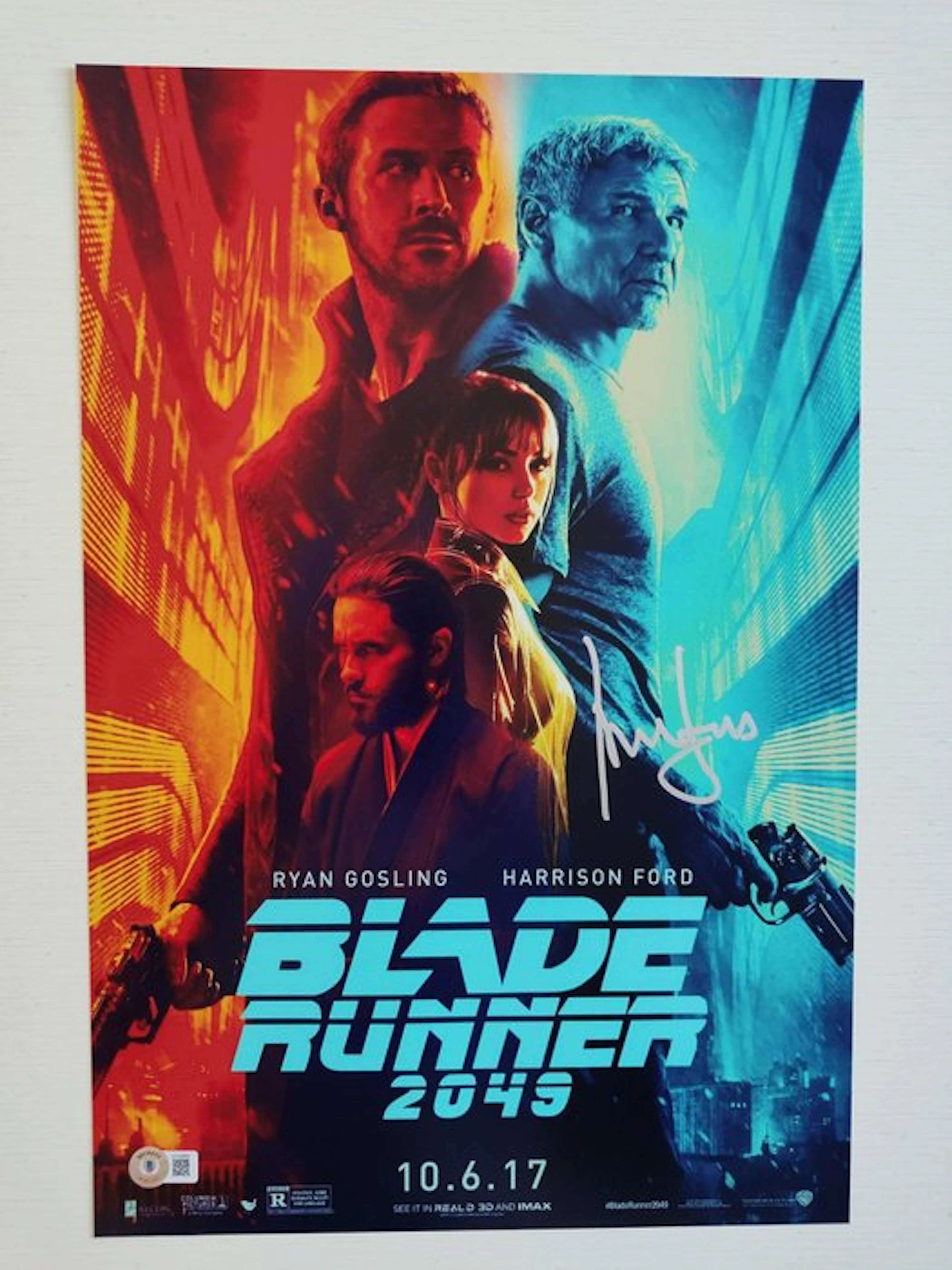 Blade Runner 2049 - Harrison Ford (Rick Deckard) – Signed...