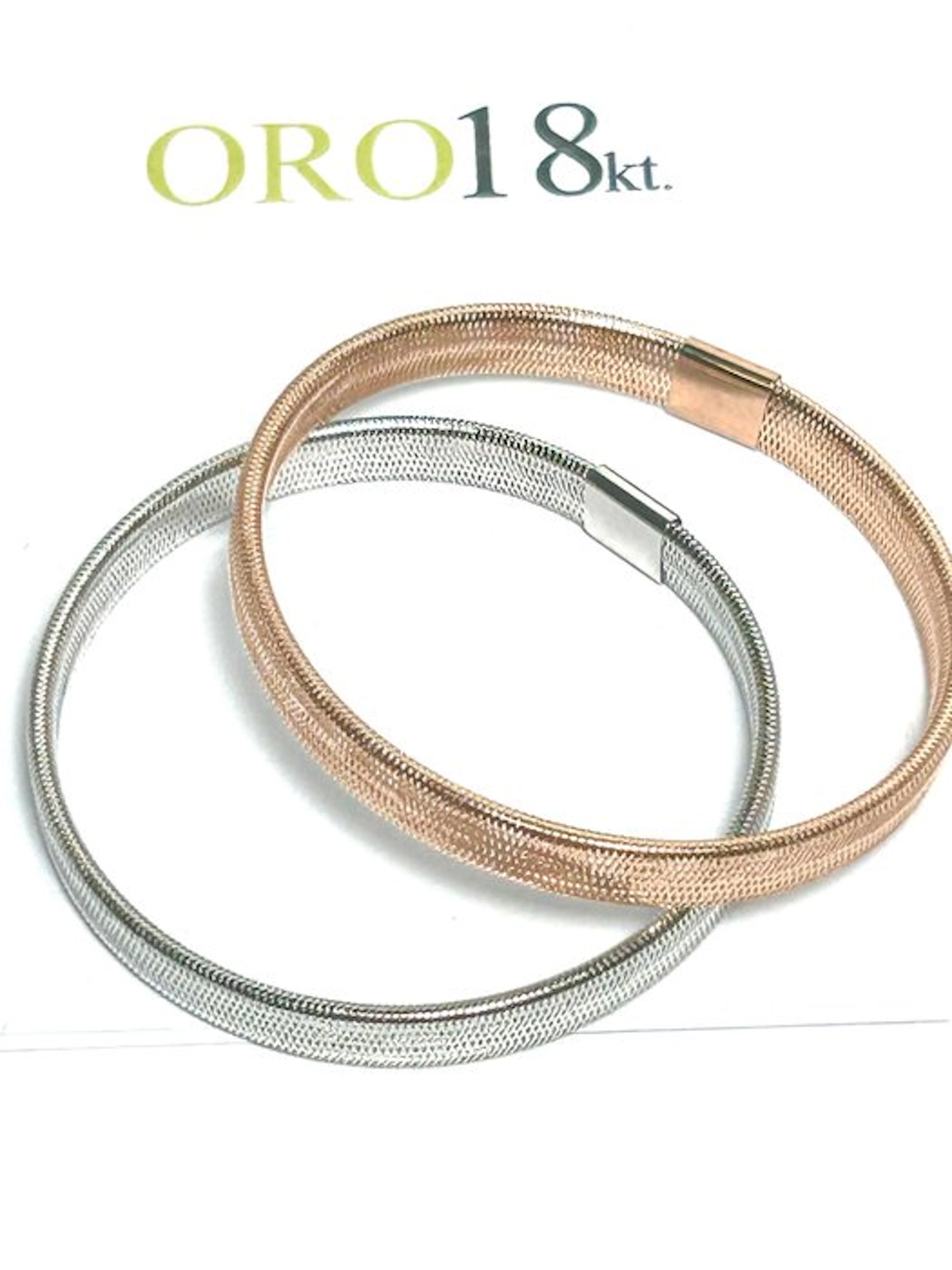 Bracelet - 18 kt. Rose gold, White gold