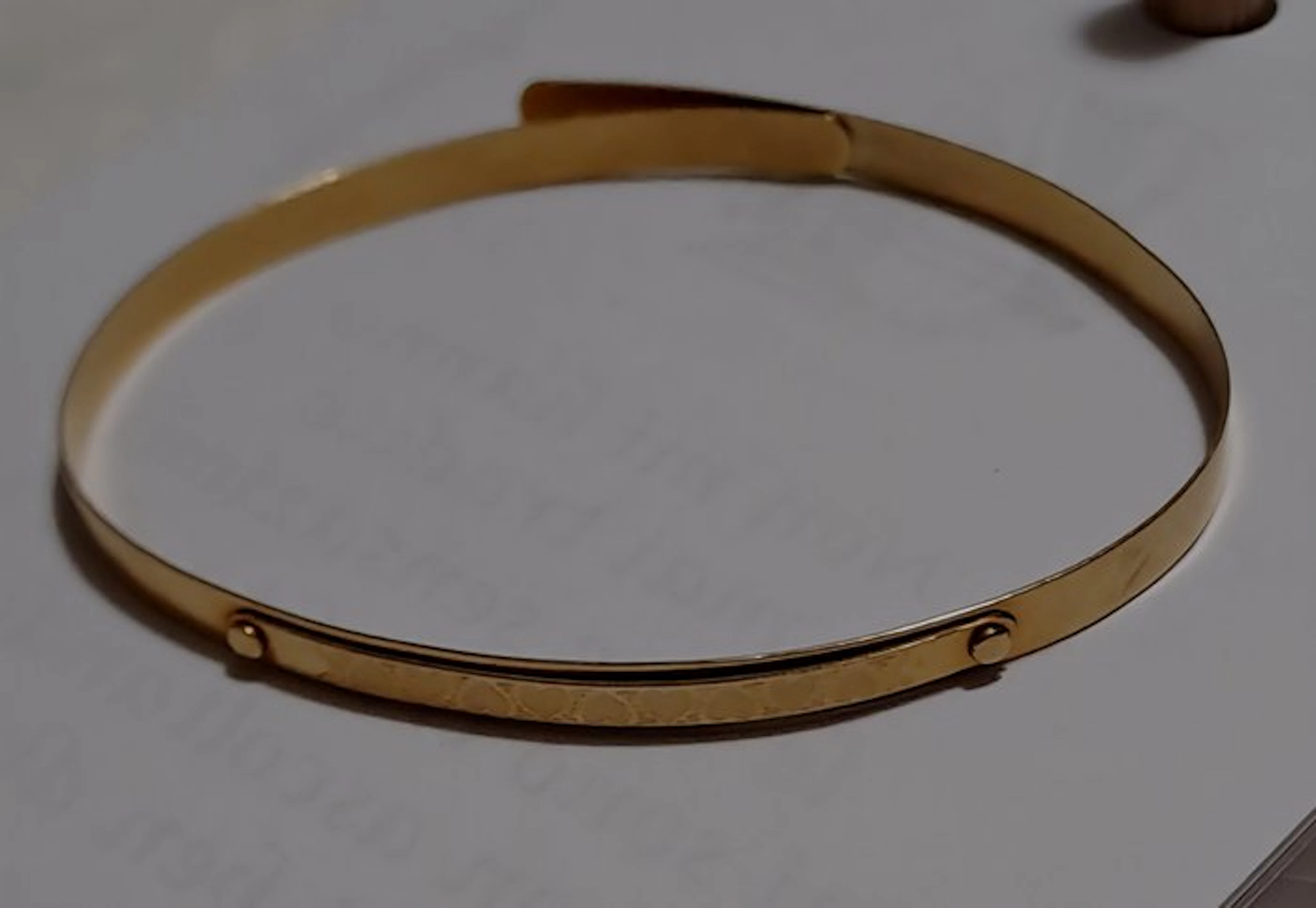 Stella - Bracelet - 18 kt. Yellow gold - Vintage Bangle