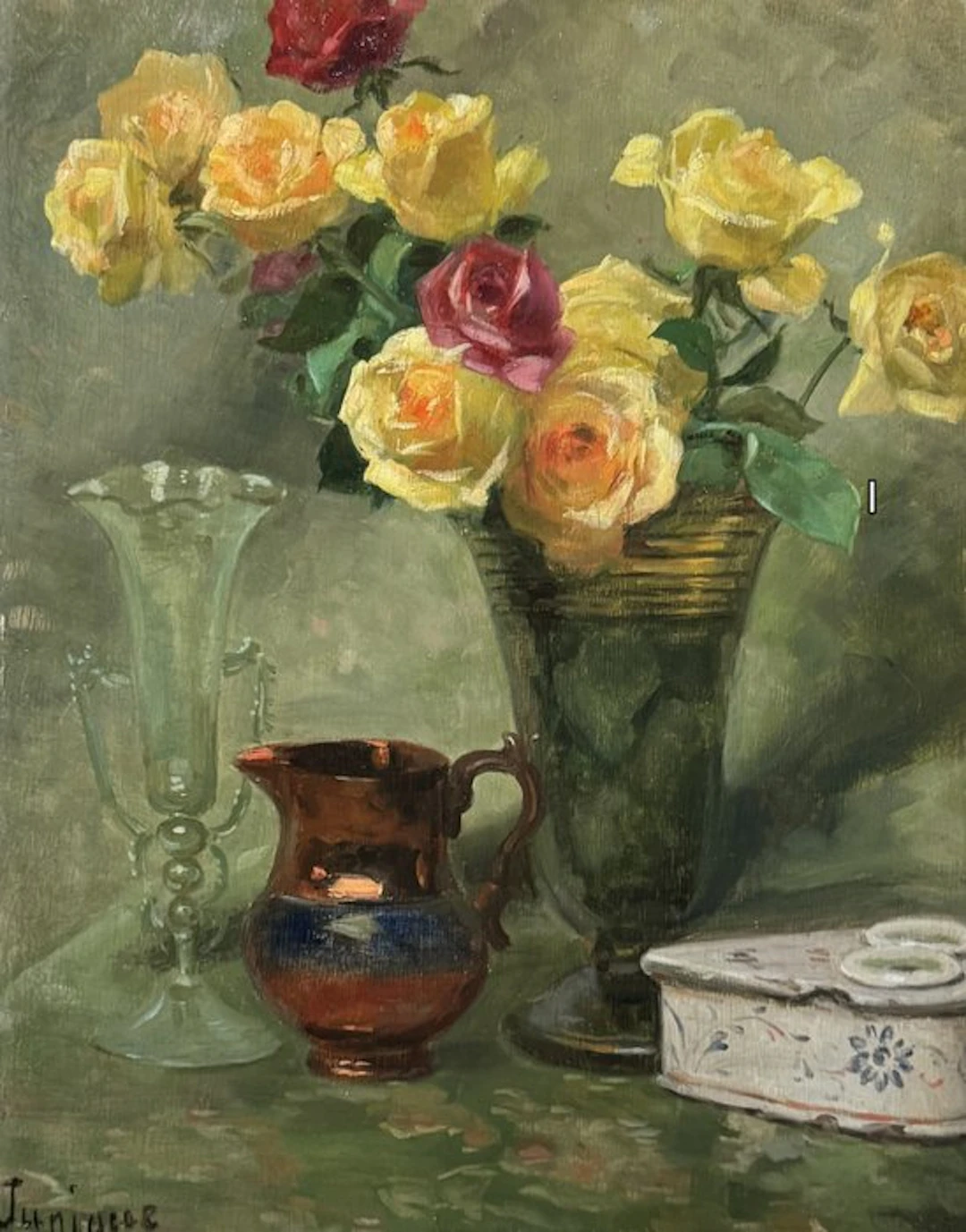 Léon Régis Junique (1875-1945) - Parle-moi des Roses