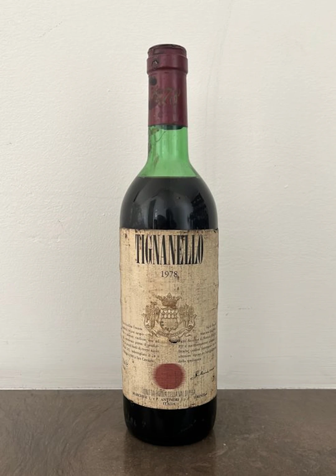 1978 Antinori, Tignanello - Tuscany - 1 Bottle (0.75L)