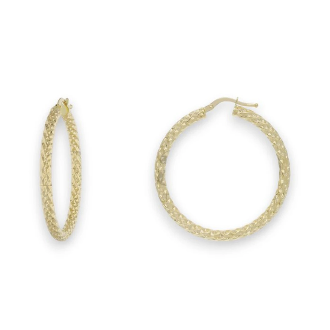 Earrings - 18 kt. Yellow gold - 18k earrings, 3.4 g