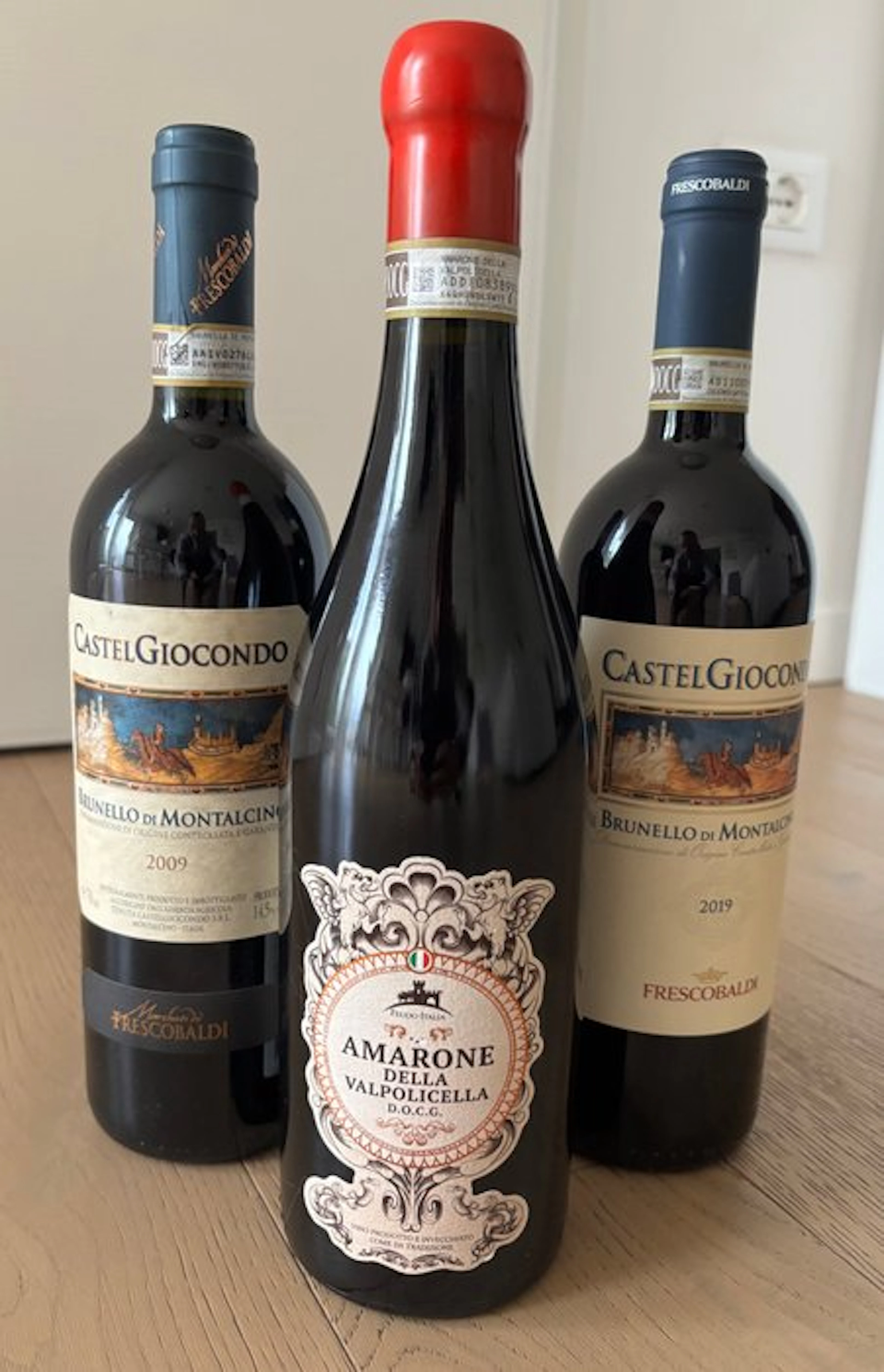 2009 , 2019 Frescobaldi CastelGiocondo & 2020 Feudo...