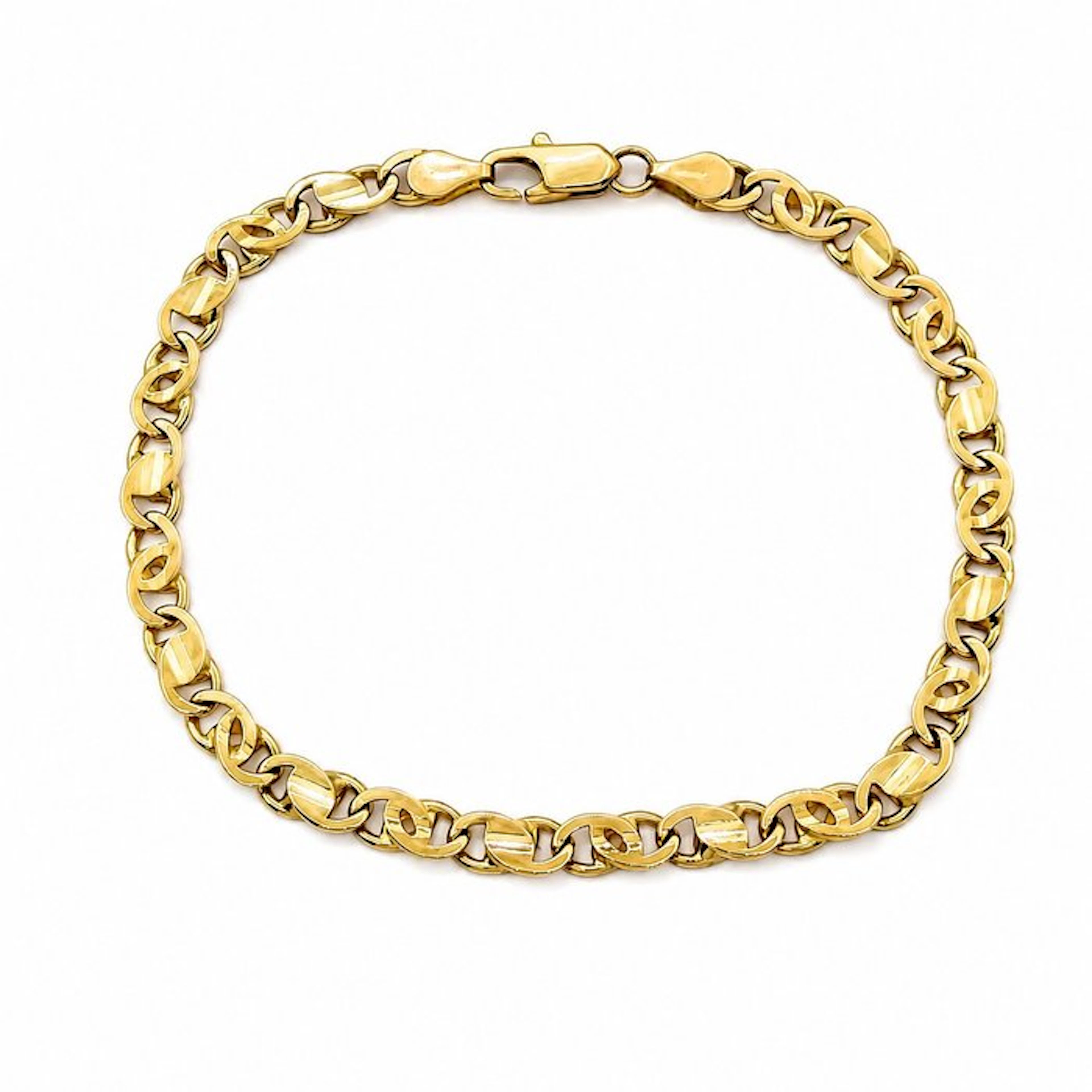 Bracelet - 18 kt. Yellow gold - Handmade - Made in Italy