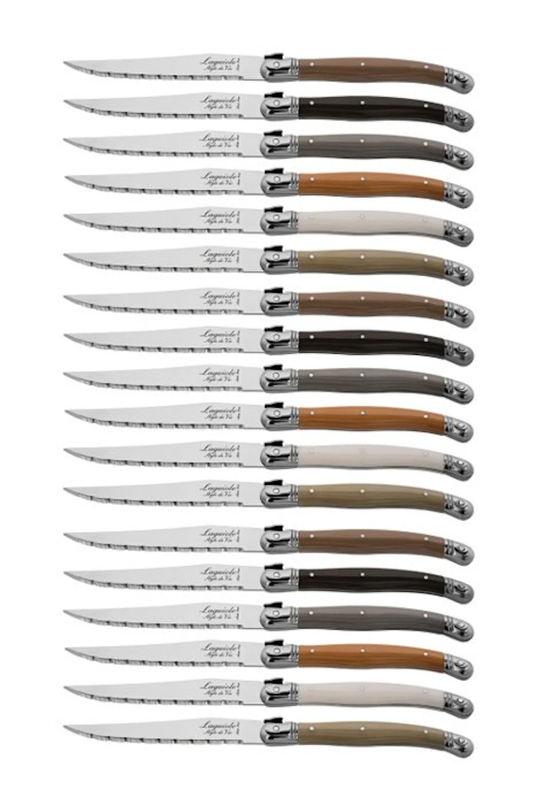 Laguiole - 18x Steak Knives - various - style de - Table...