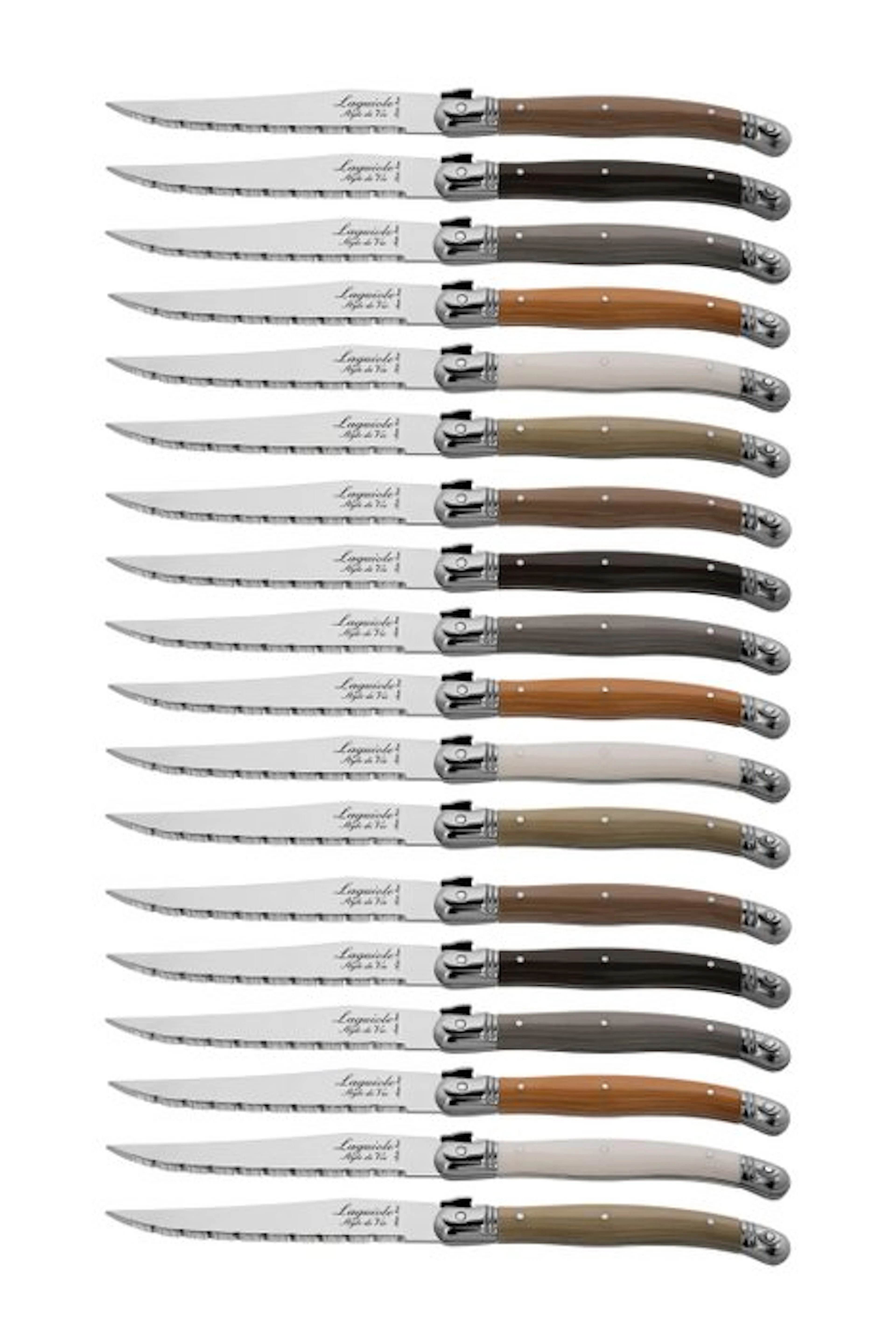 Laguiole - 18x Steak Knives - various - style de - Table...