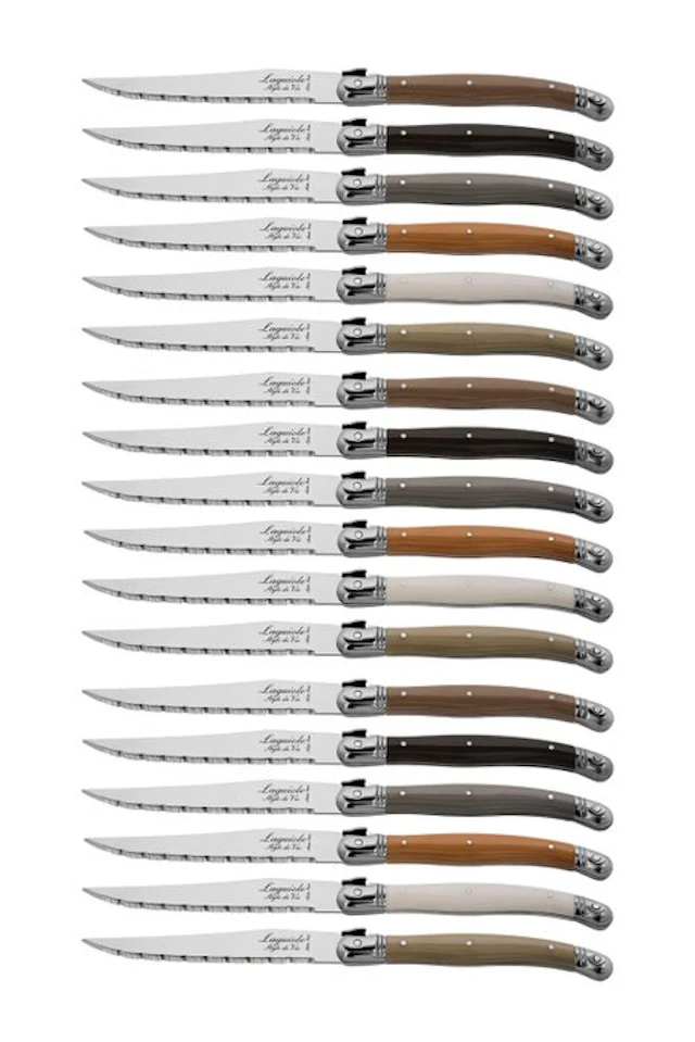 Laguiole - 18x Steak Knives - various - style de - Table...