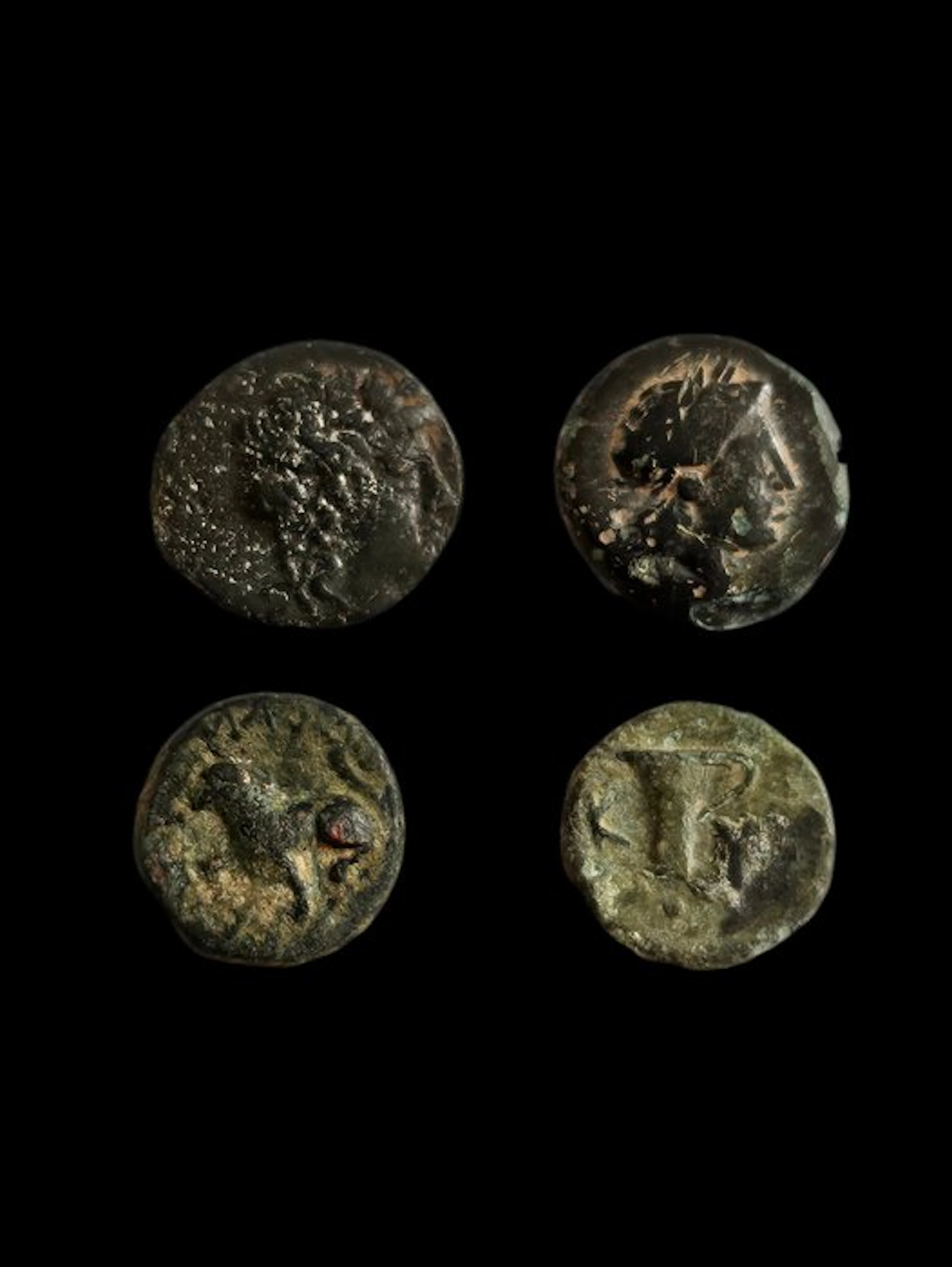 Greece (ancient) Lot of 4 Æ coins (No reserve price)