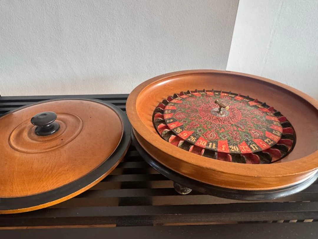 JM Blessing - JM Blessing - Games table - Wood - Vintage Travel Roulette