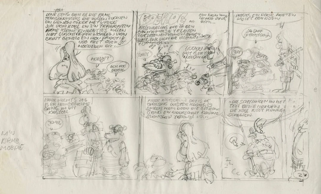 De Smet, Peter - 1 Original preliminary page - voor Joris PK (begin jaren 1970)