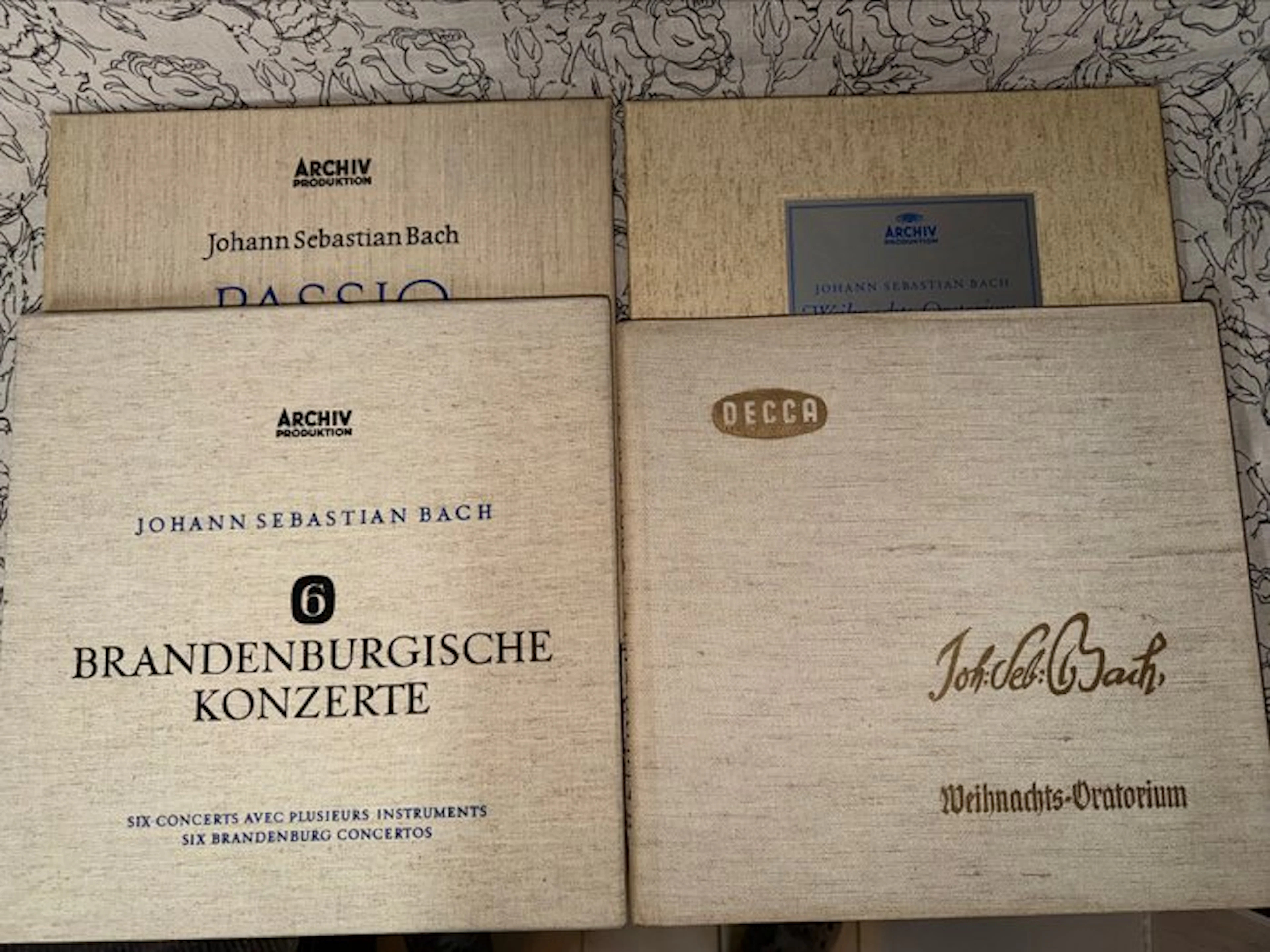 Johann Sebastian Bach - 4 x box sets- Passio Secundum Joannem
