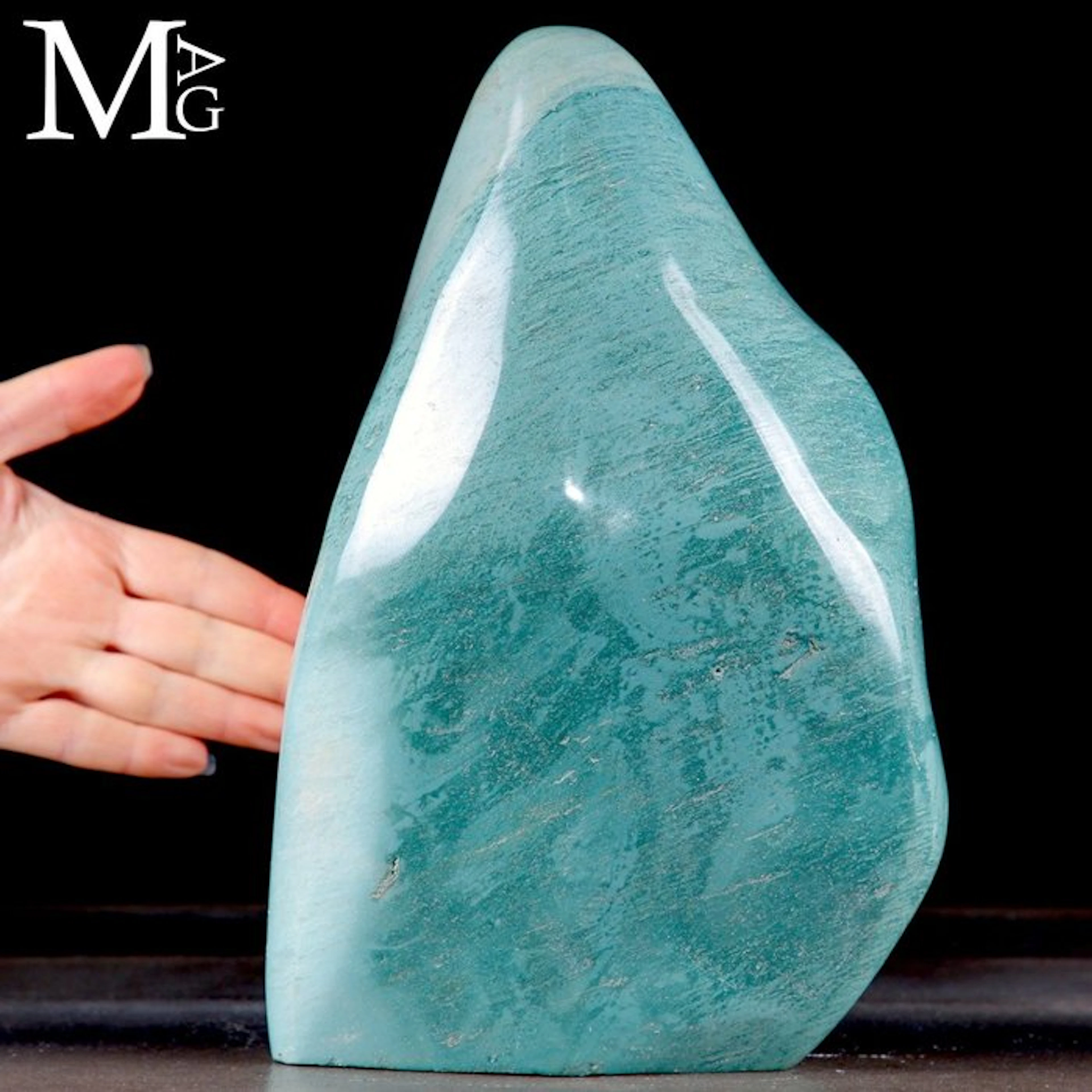 Exquisite Green Jasper Hues of Mint and Seafoam Green...