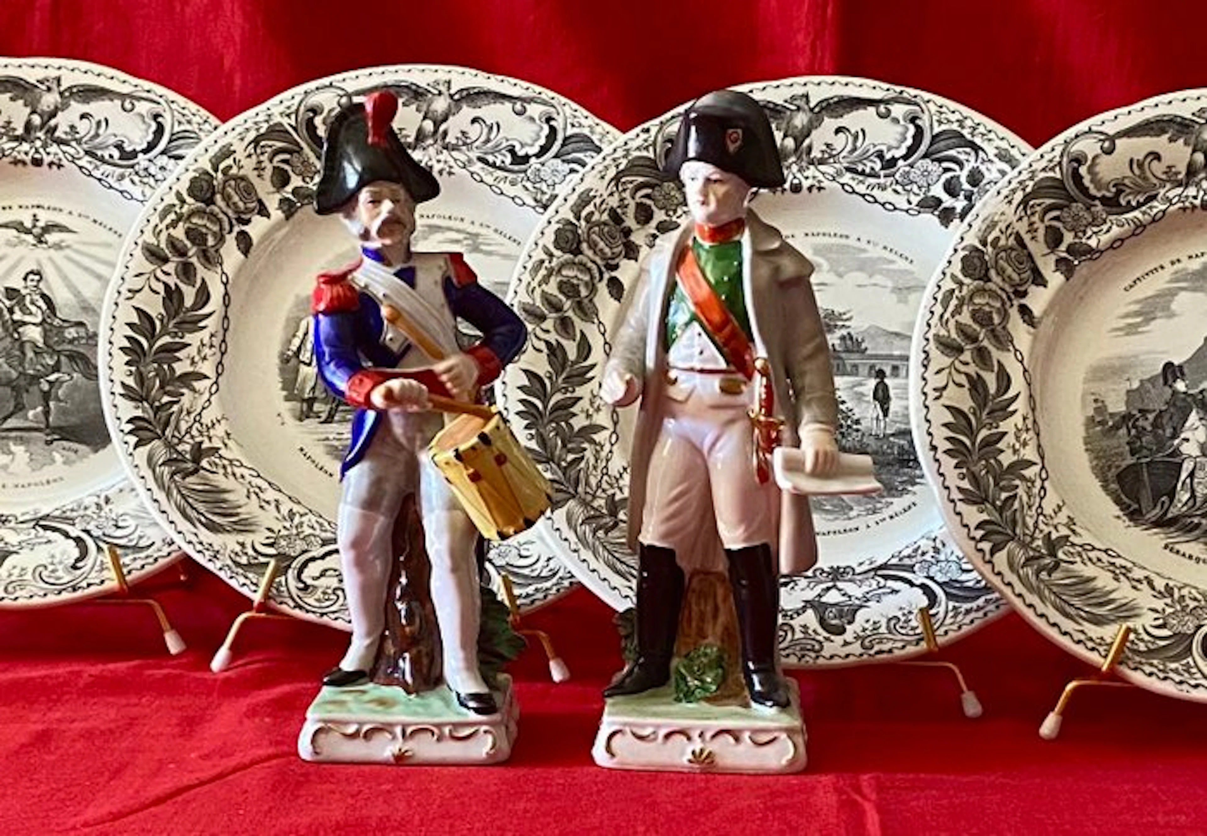 France - Italy - Napoleonic souvenirs: statuettes of the...