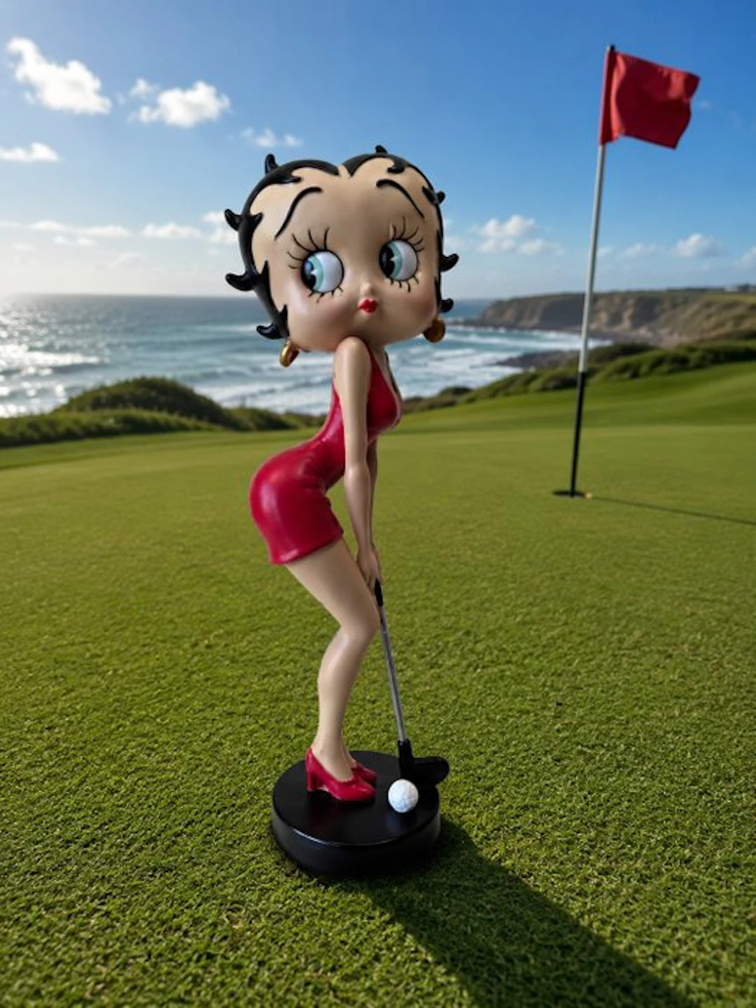 Figure - ***BETTY BOOP on RETRO VESTA***– Pop-Art...
