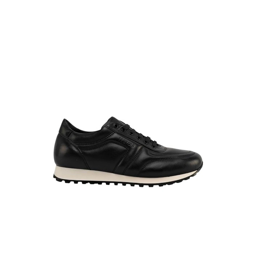 TESTONI BOLOGNA - 6 UK / 40 IT - Black Padded Sneaker...