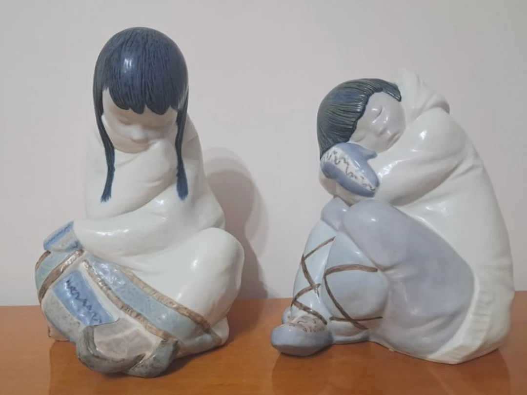 Lladró - Figurine - Inuit (2) - Porcelain