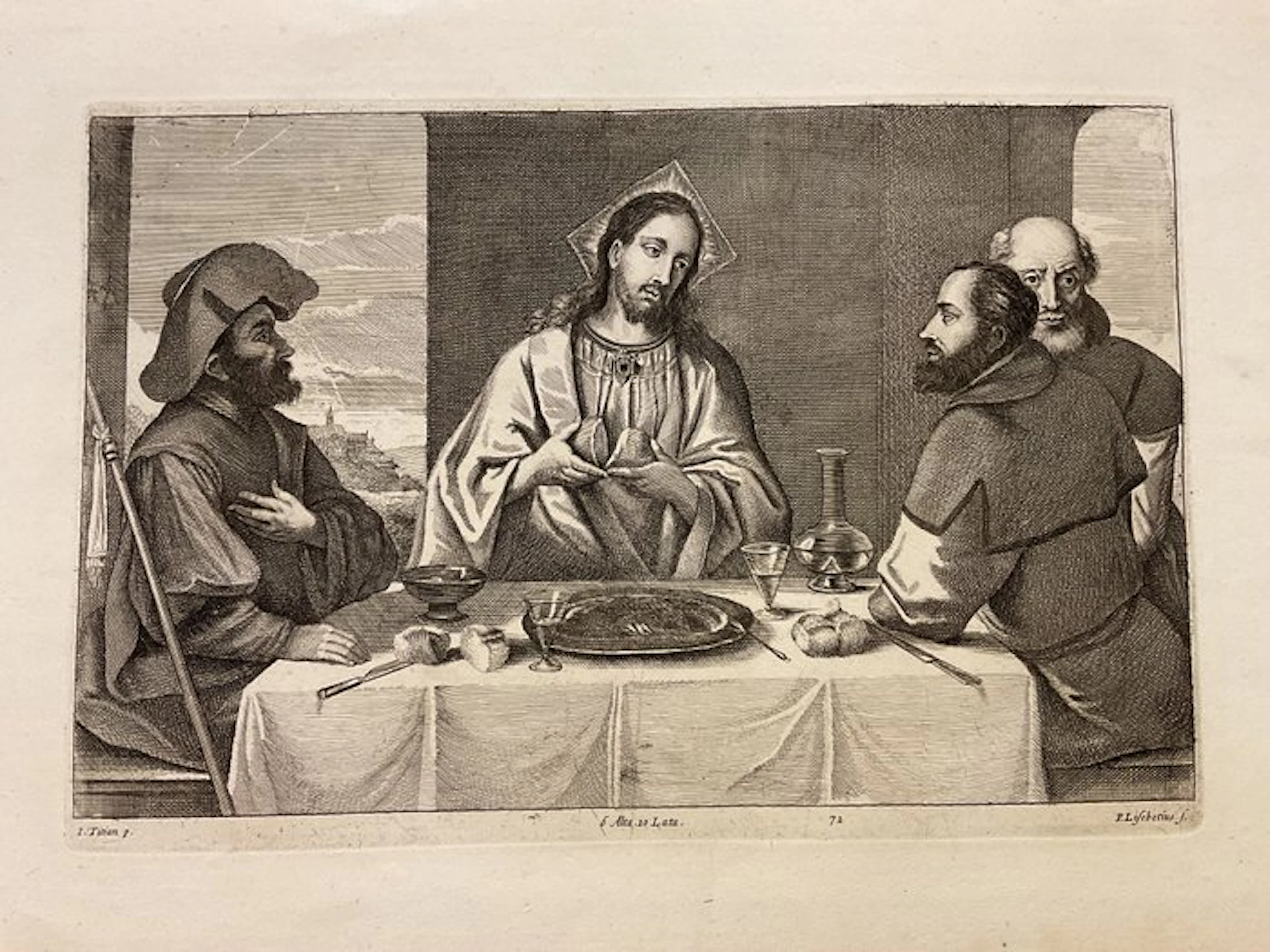Peter Van Lisebetten, after Titian (XVIII) - Il cenacolo