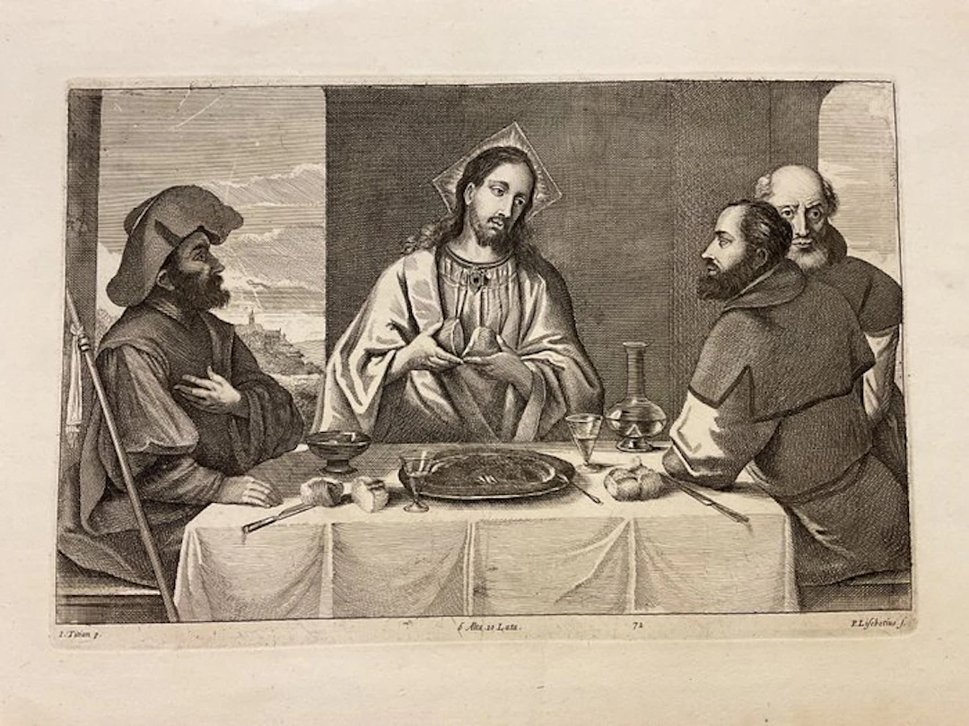 Peter Van Lisebetten, after Titian (XVIII) - Il cenacolo