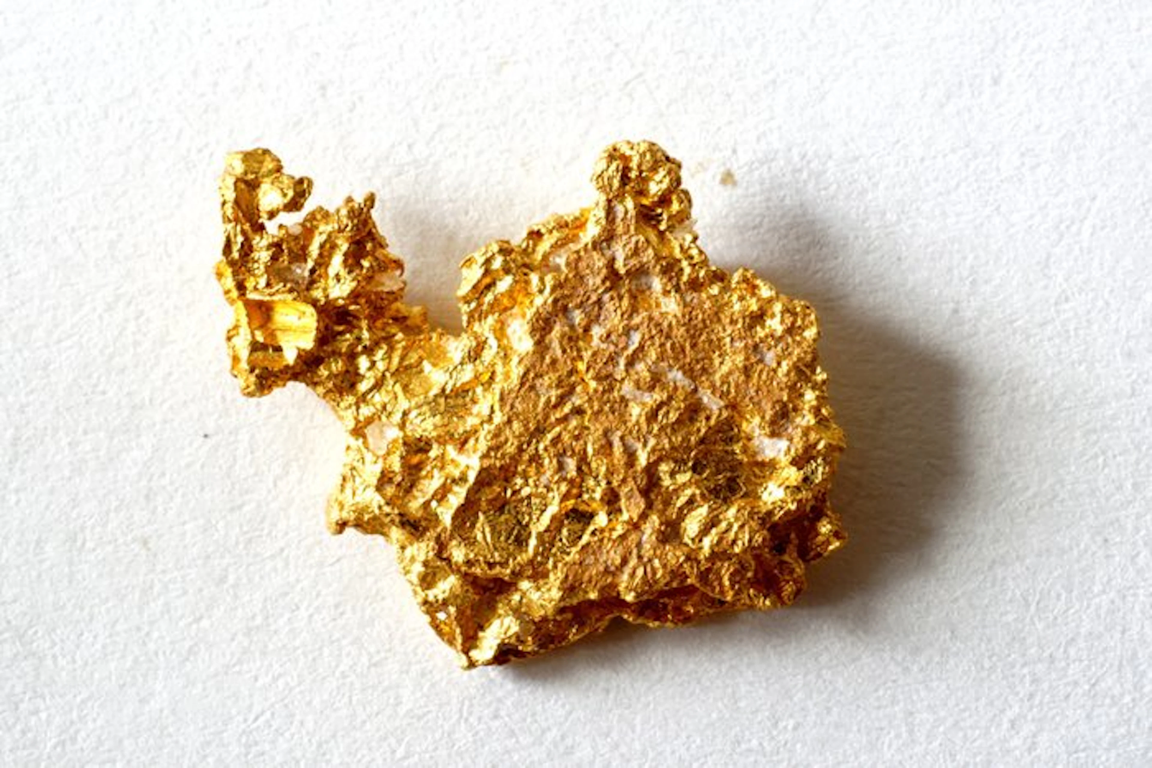 Gold Native, nugget from Suriname or French Guiana, 2.923 grams- 2.92 g - (1)