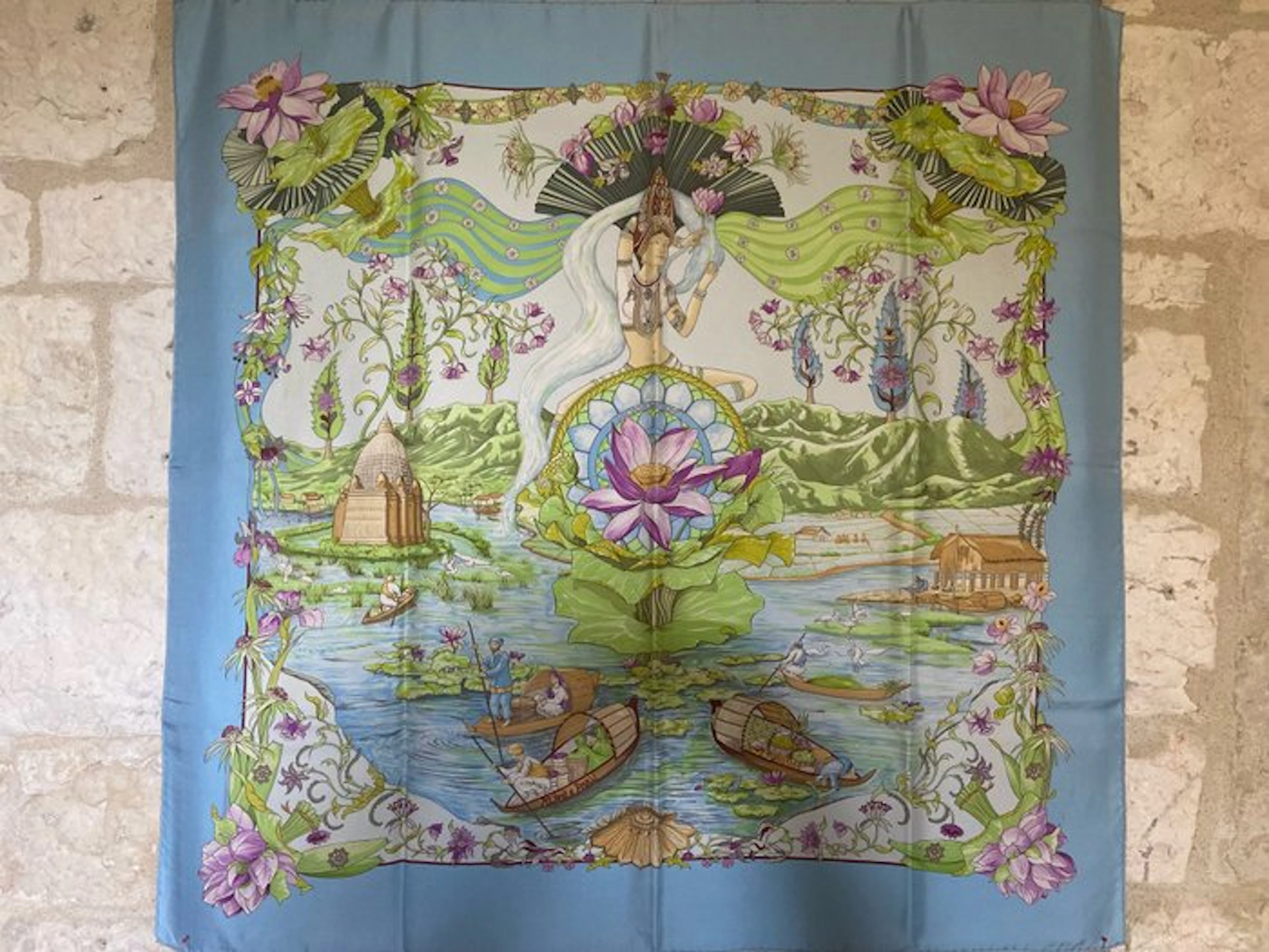 Hermès - " Sarasvati" by Zoe Pauwels 2006 - Scarf