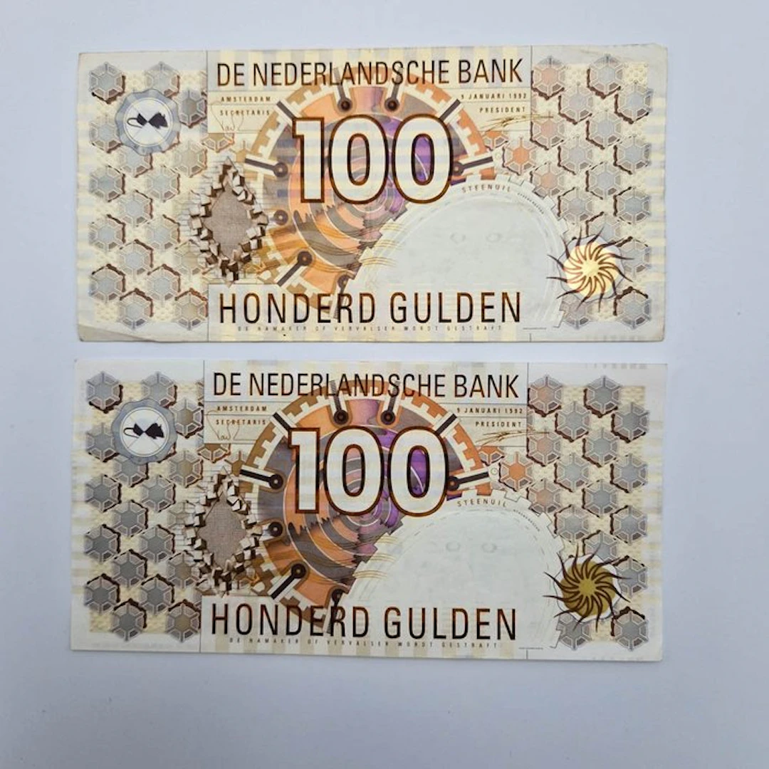 Netherlands. - 2 x 100 Gulden 1992 - PL105 (No reserve price)
