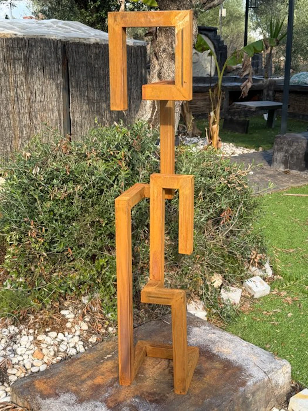 Ana Lucia B.M - Sculpture Corten - XL - No Reserve