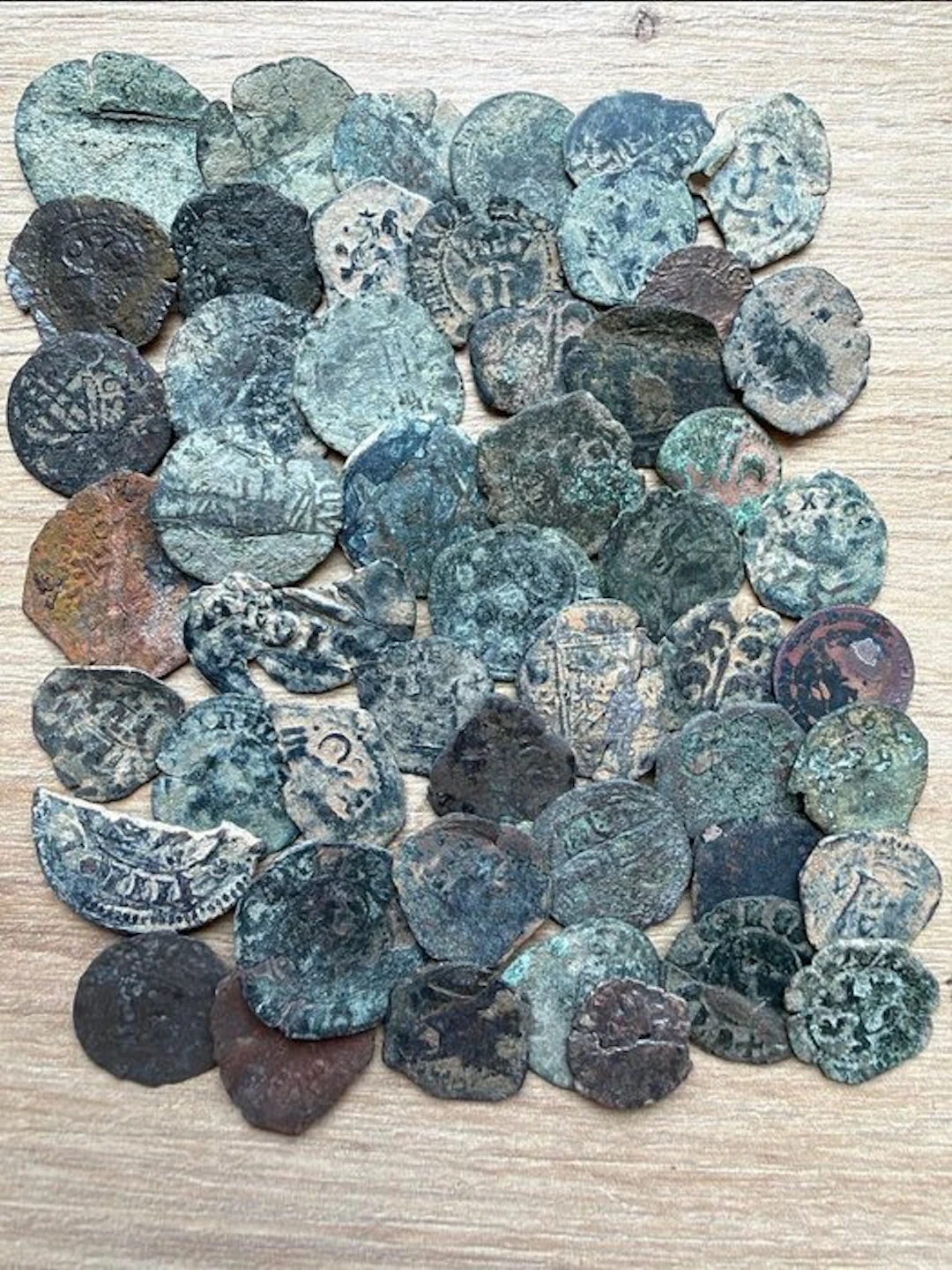 Spain. España medieval – Lote de aproximadamente 50 monedas – Diversas cecas