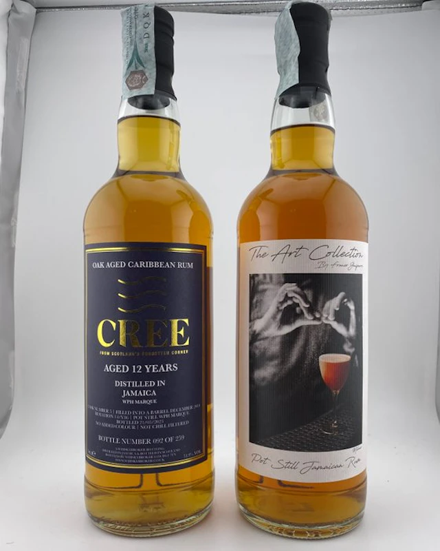Clarendon 2010 12yo Art Collection + Worthy Park 2010 12yo Cree -
