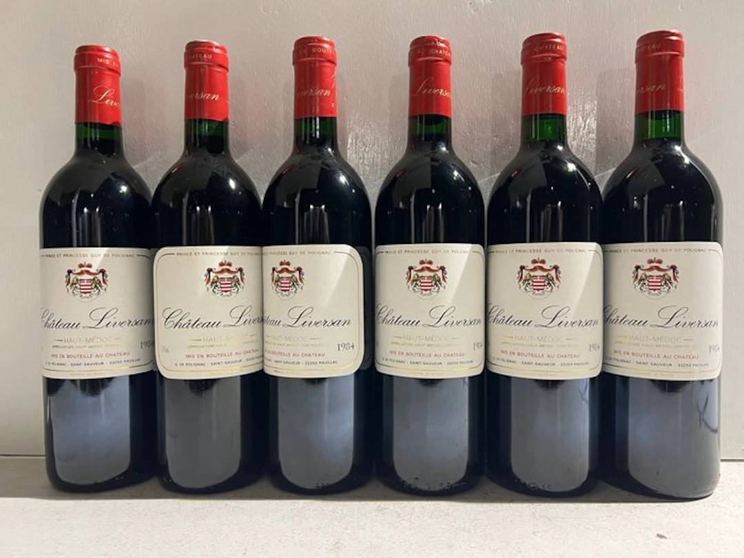 1984 Chateau Liversan - Haut-Médoc Cru Bourgeois - 6 Bottles (0.75L)