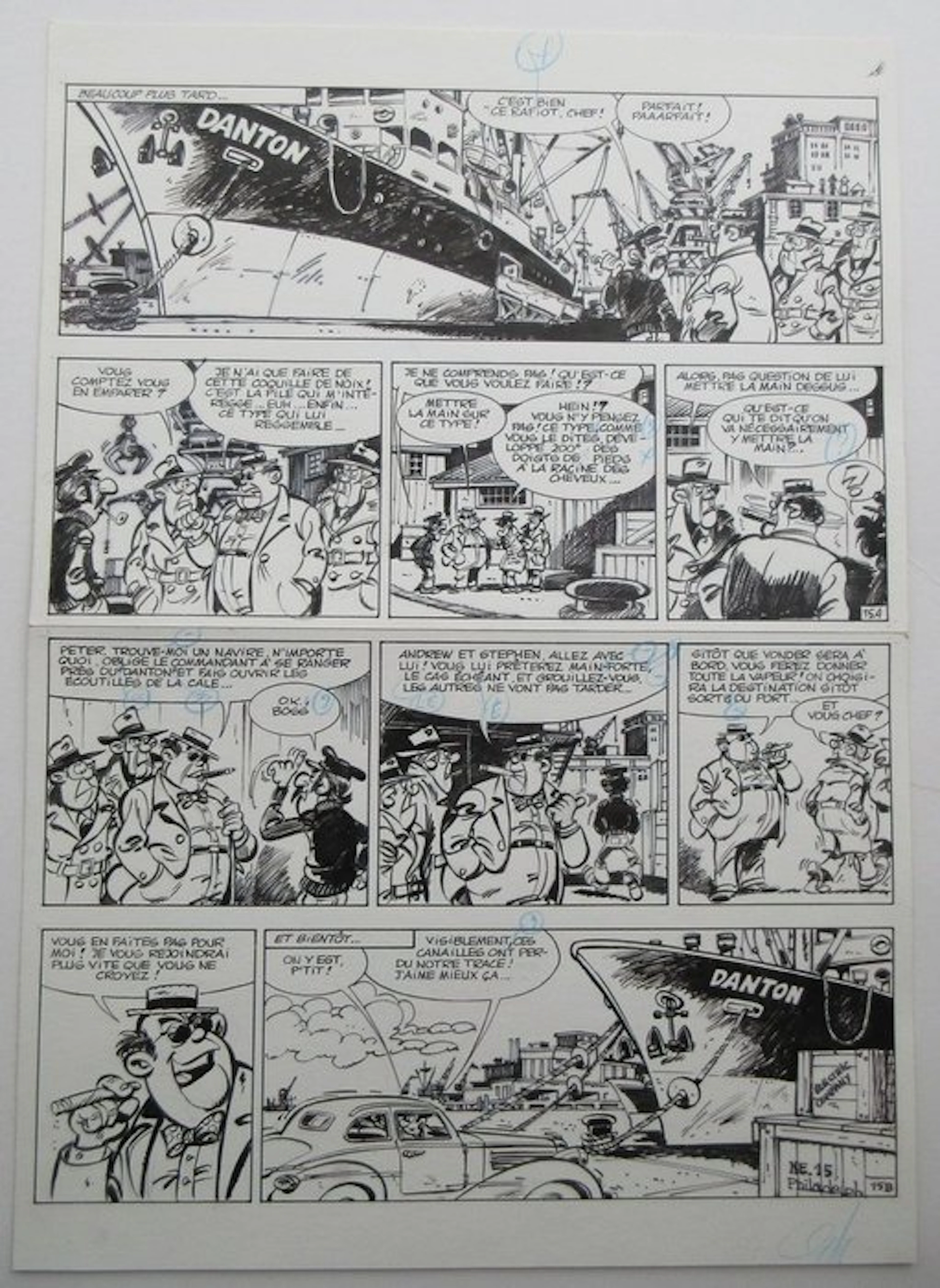 Berck - 1 Original page - Sammy - Het schroeifenomeen / Le grand frisson - 1980