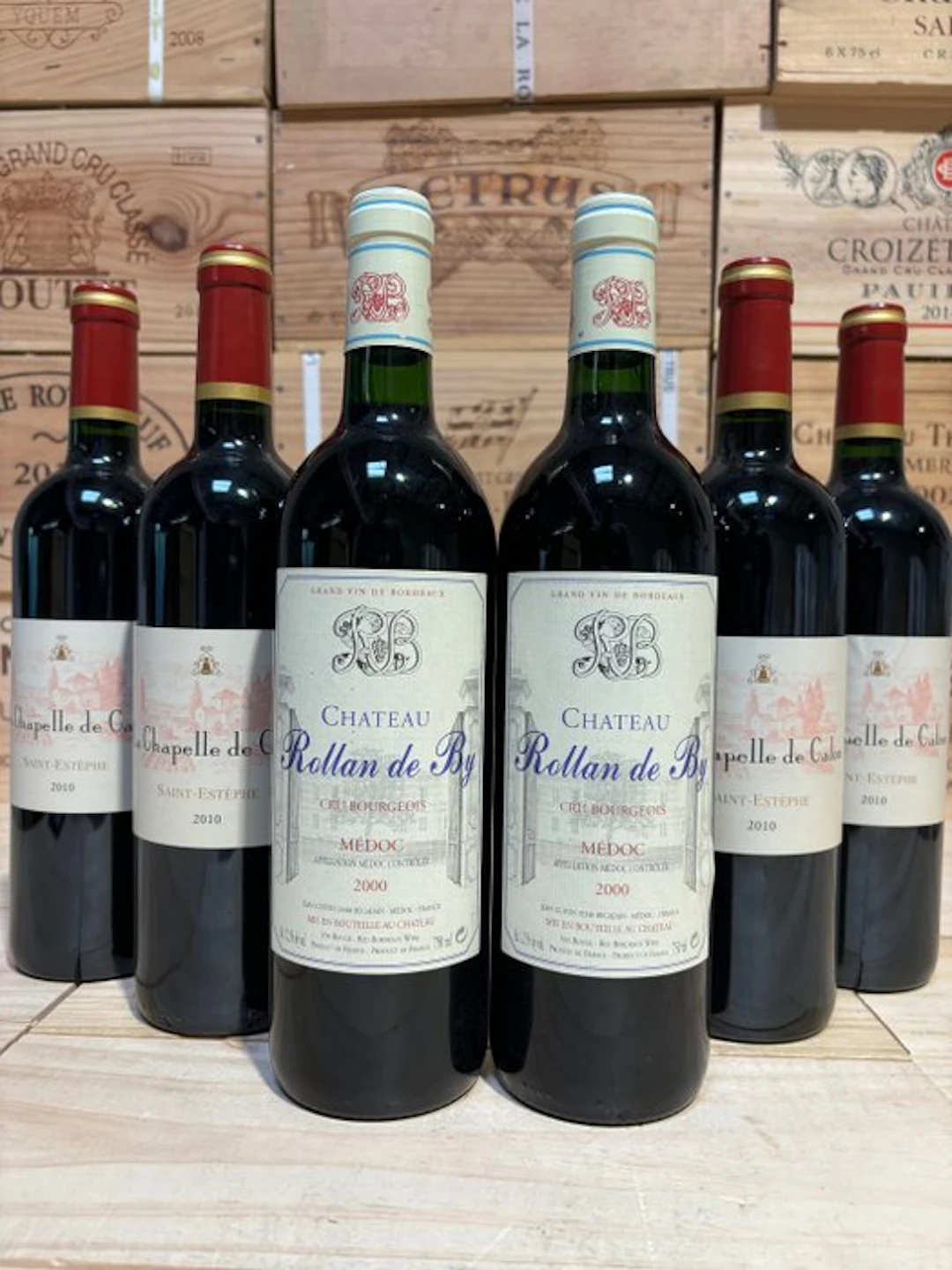 2010 x 4 La Chapelle de Calon 2000 x 2 Chateau Rolland de...