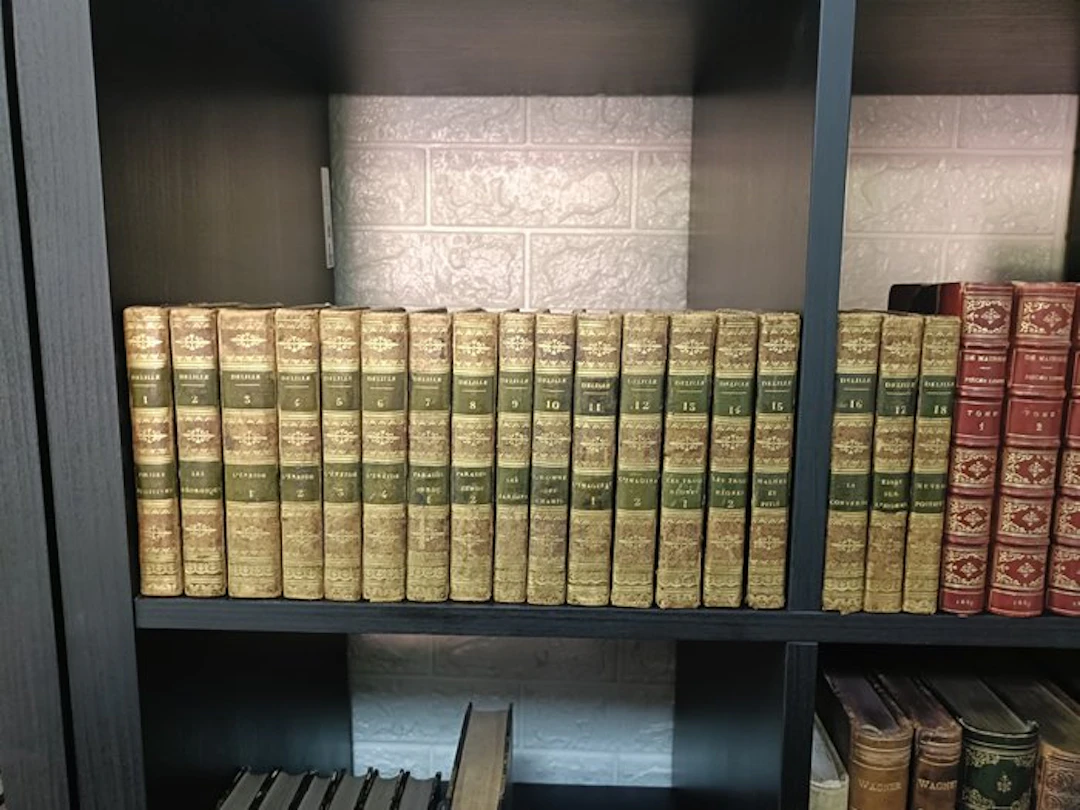 Jacques Delille - Œuvres Complètes en 18 volumes (Texte...