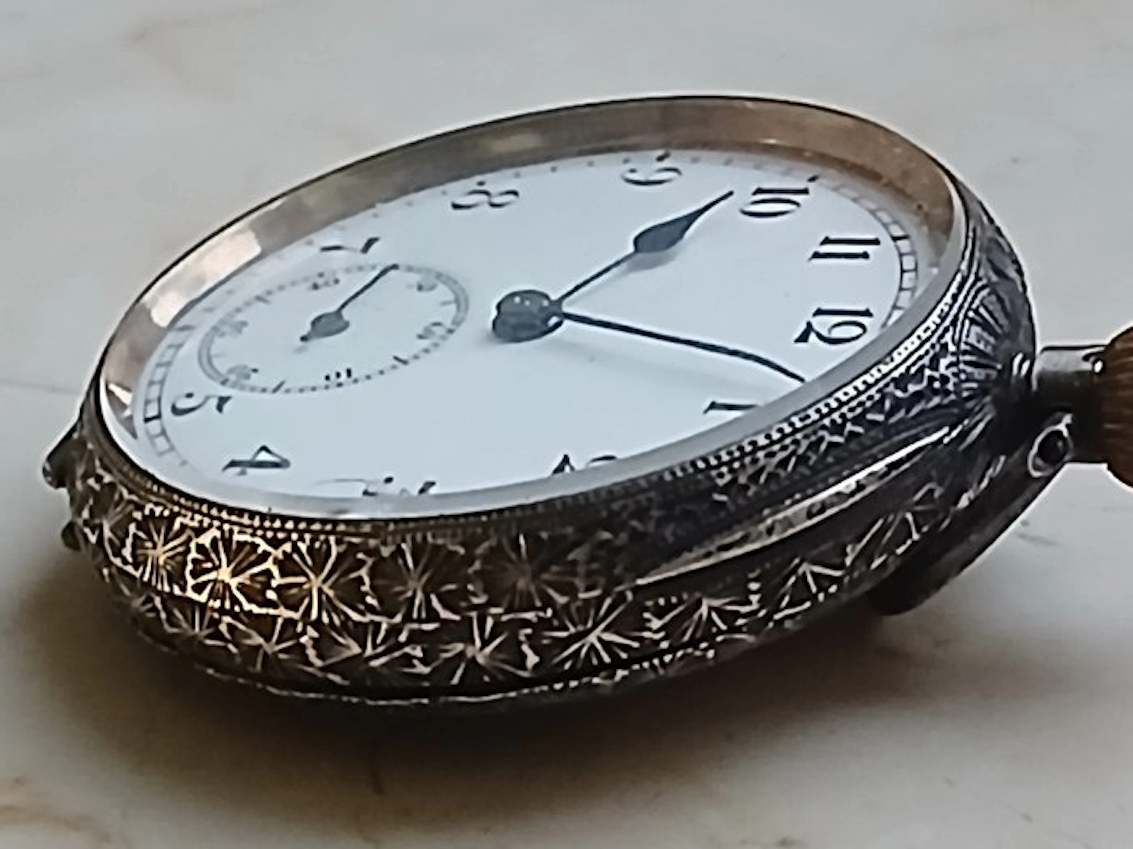 orologio da taschino-Argento 925-1850 - 1850-1900