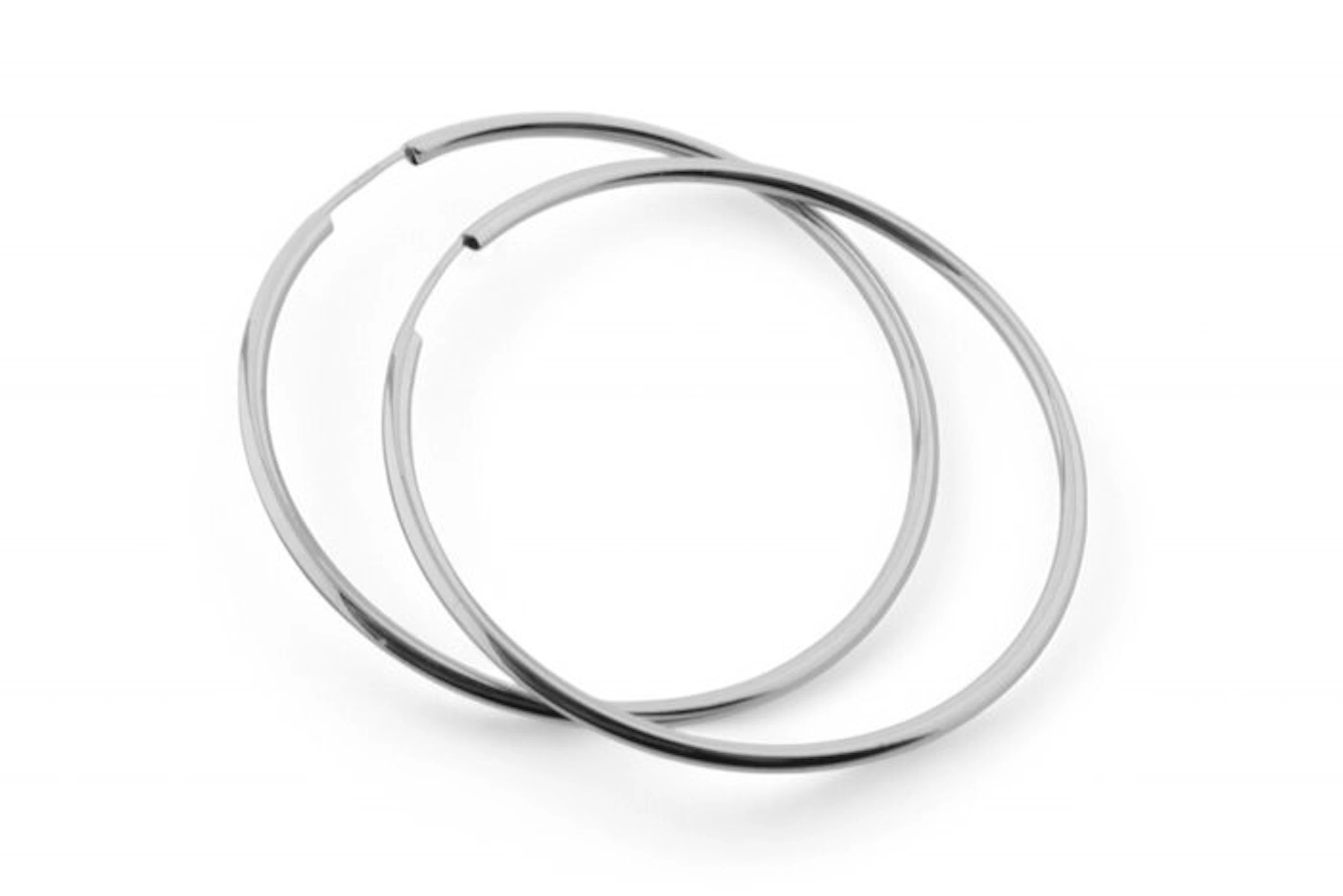 Earrings - 18 kt. White gold