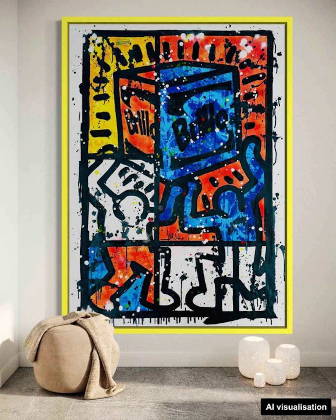 Mikko - Haring Kids Brillo Box Mondrian - XXL [Unq 1/1]