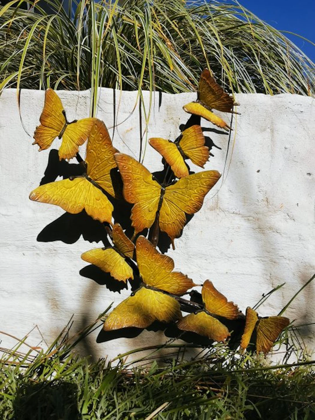 Sculpture, Butterfly wall art - 50 cm - Bronze