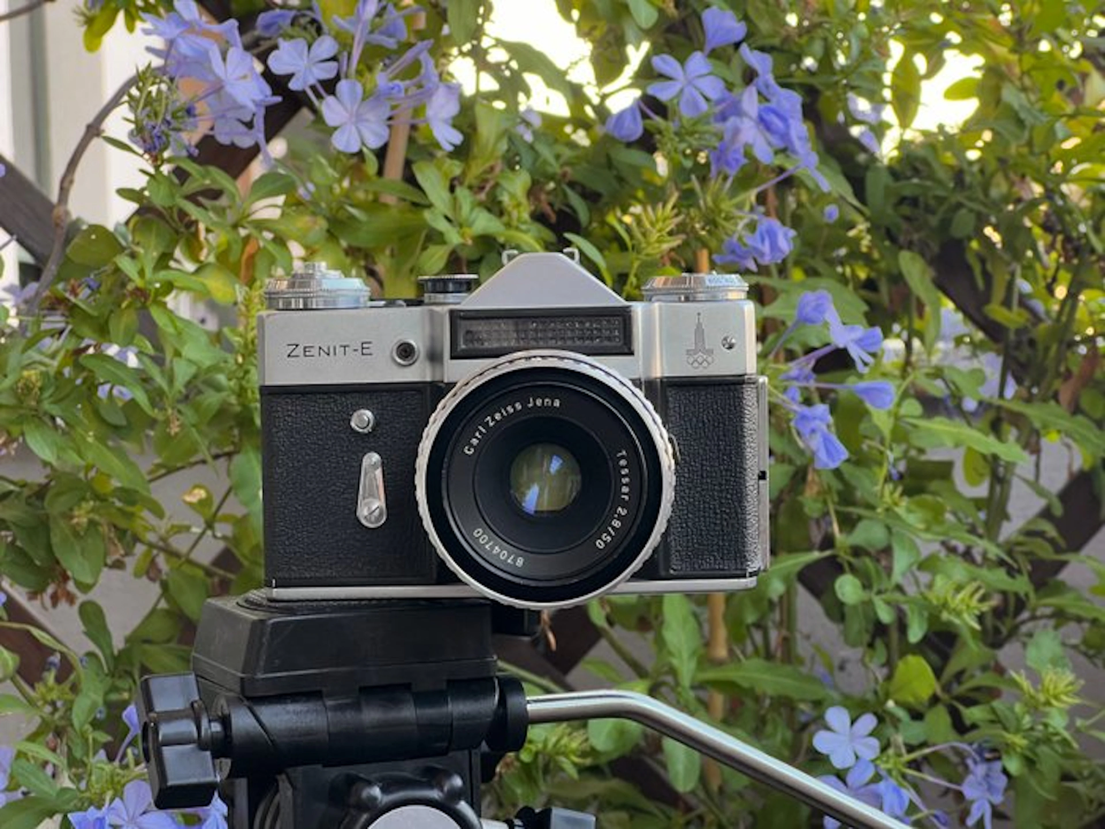 KMZ Krasnogorsk Zenit E Olympia + CZ Jena Tessar | Analogue camera