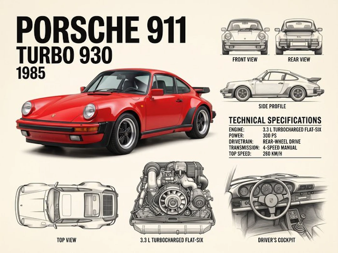 Shmidt.Art - Porsche - Porsche 911 Turbo 930 - 1980s