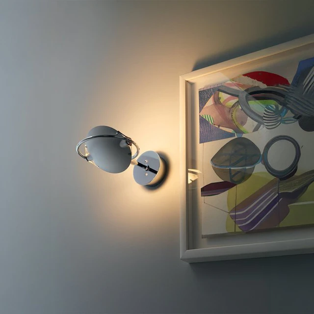 Fontana Arte - Wall lamp - NOBI - Steel, Glass
