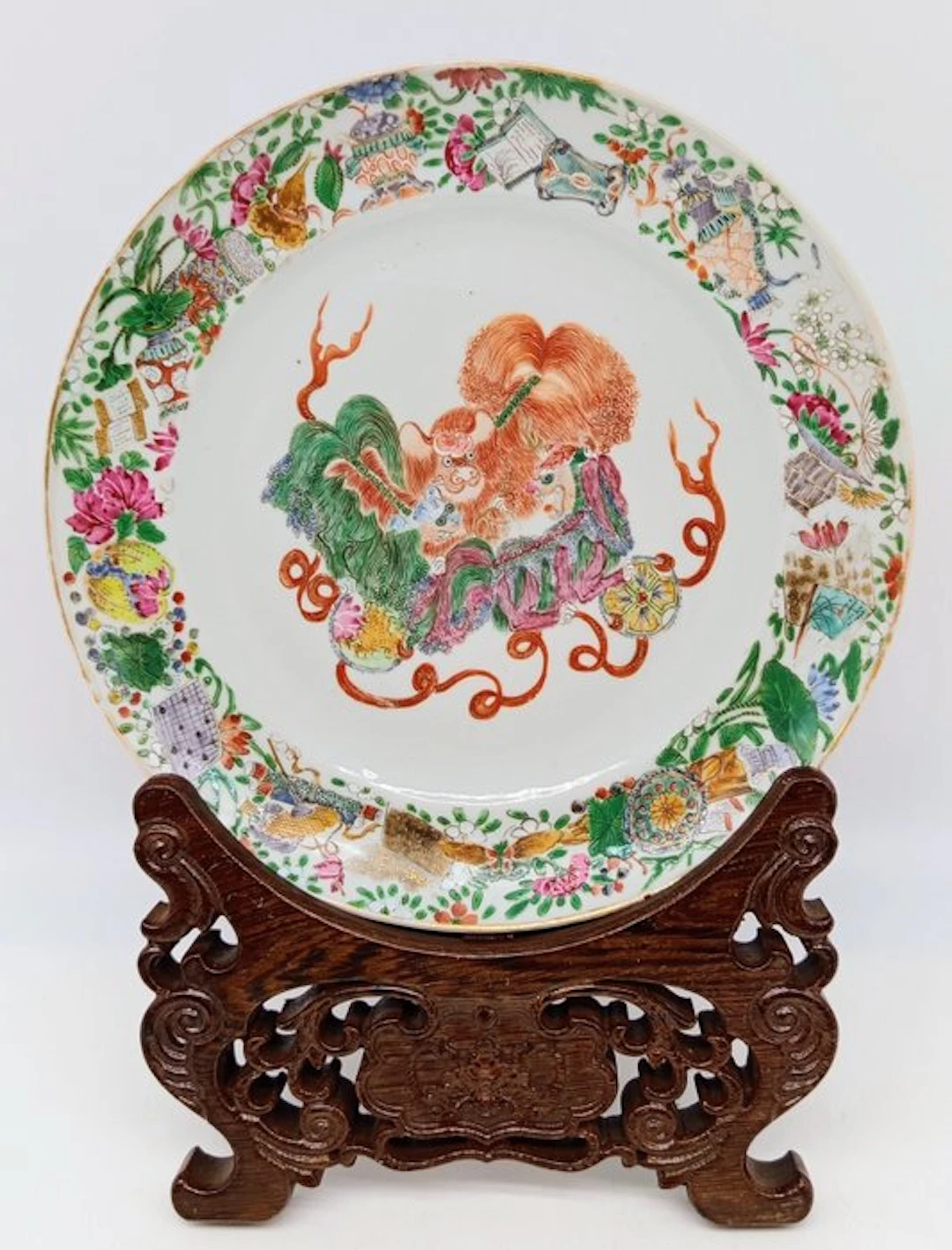 Dish - Porcelain - rare porcelain canton