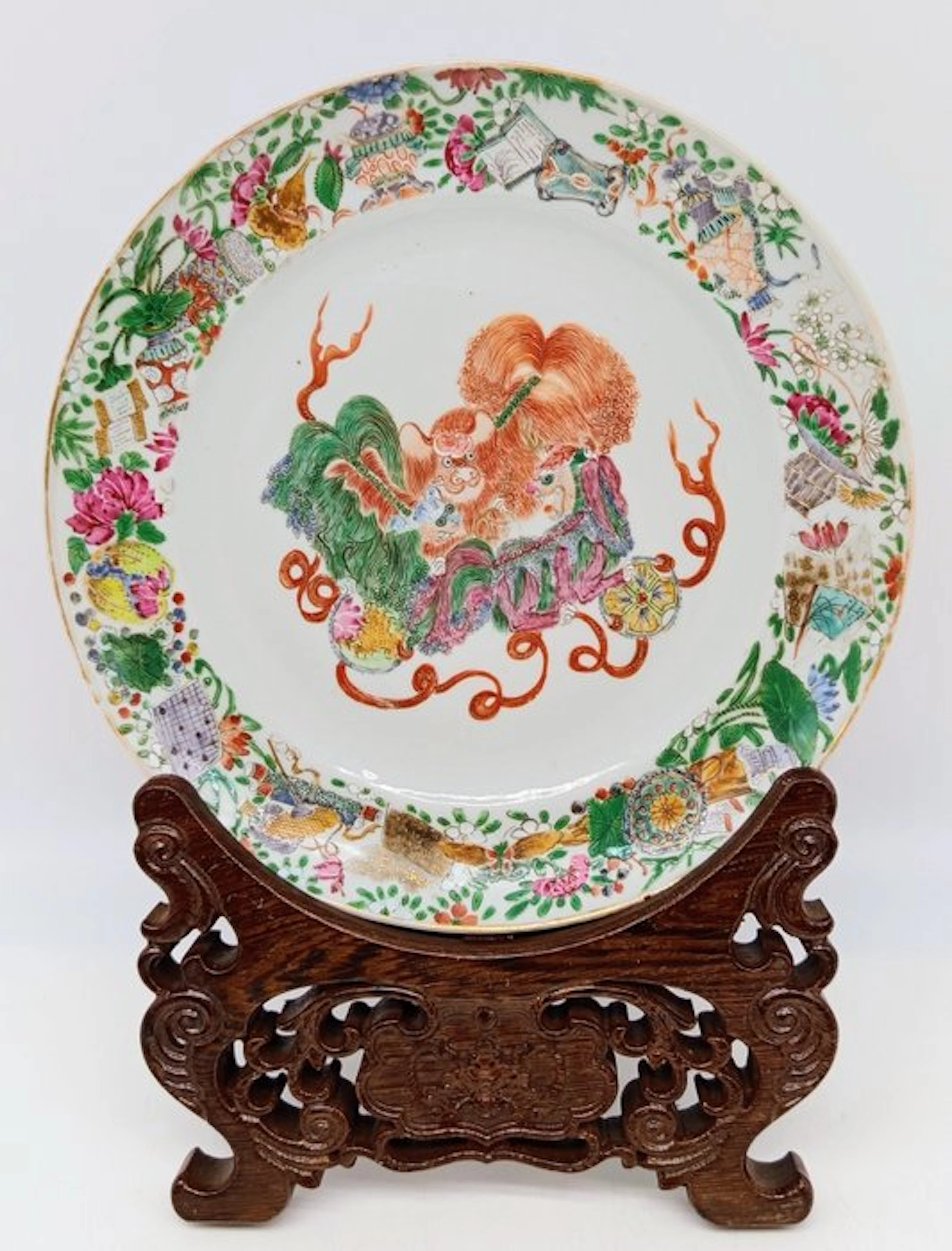 Dish - Porcelain - rare porcelain canton